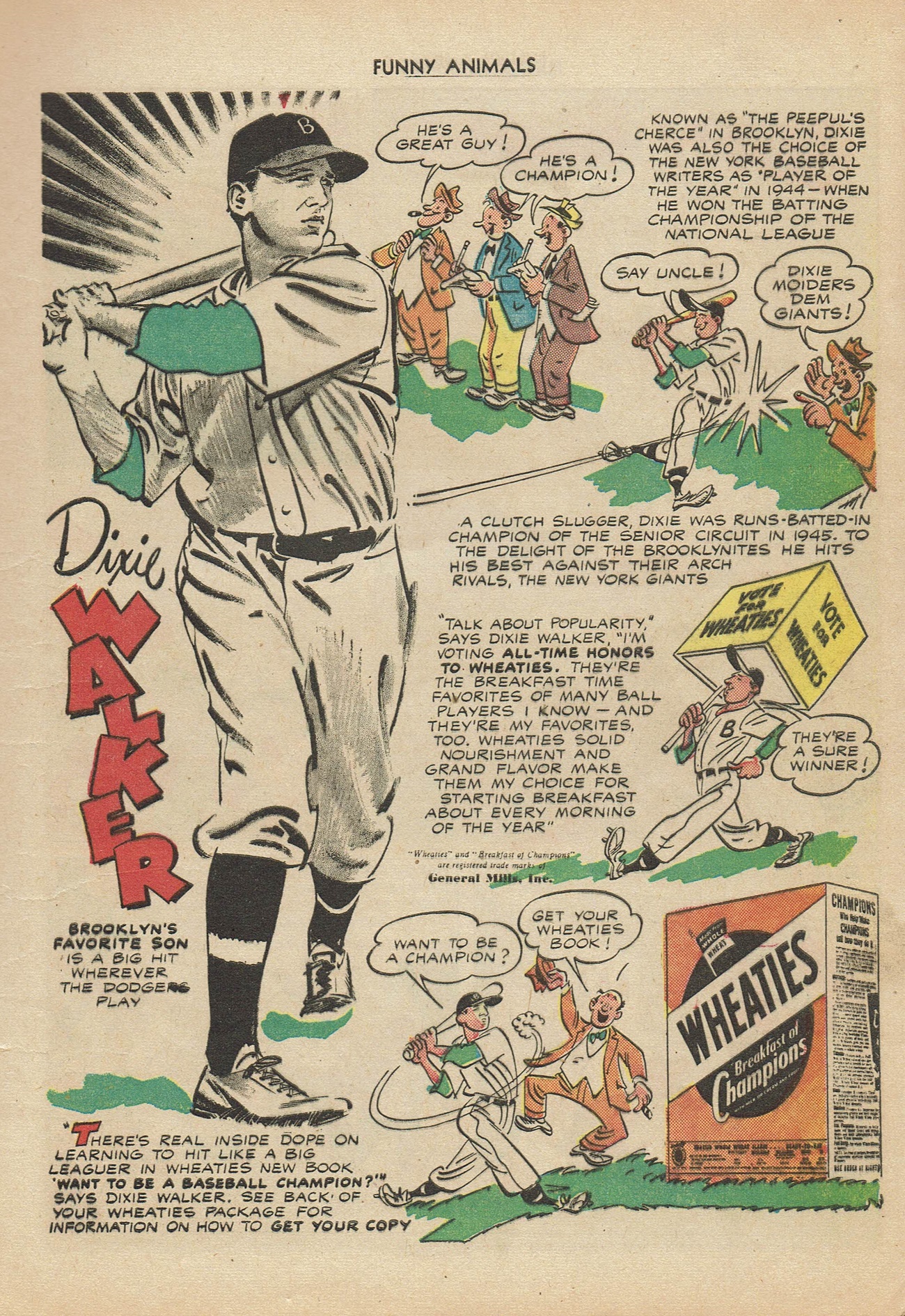 Read online Fawcett's Funny Animals comic -  Issue #39 - 13