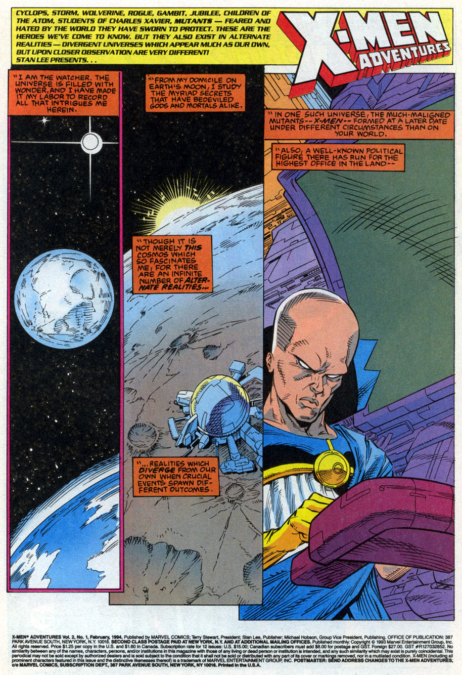 Read online X-Men Adventures (1994) comic -  Issue #1 - 2