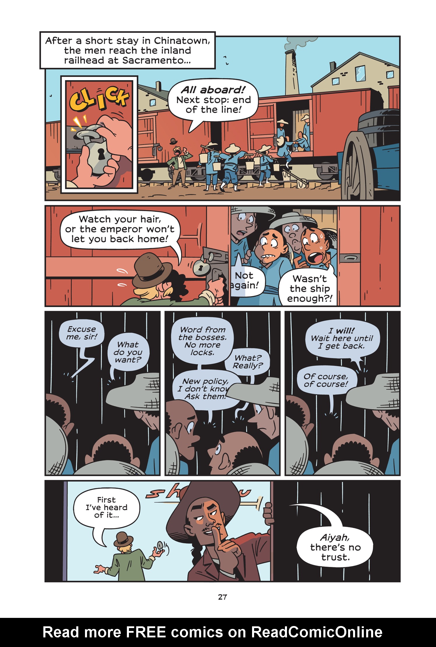 Read online History Comics comic -  Issue # The Transcontinental Railroad - 36
