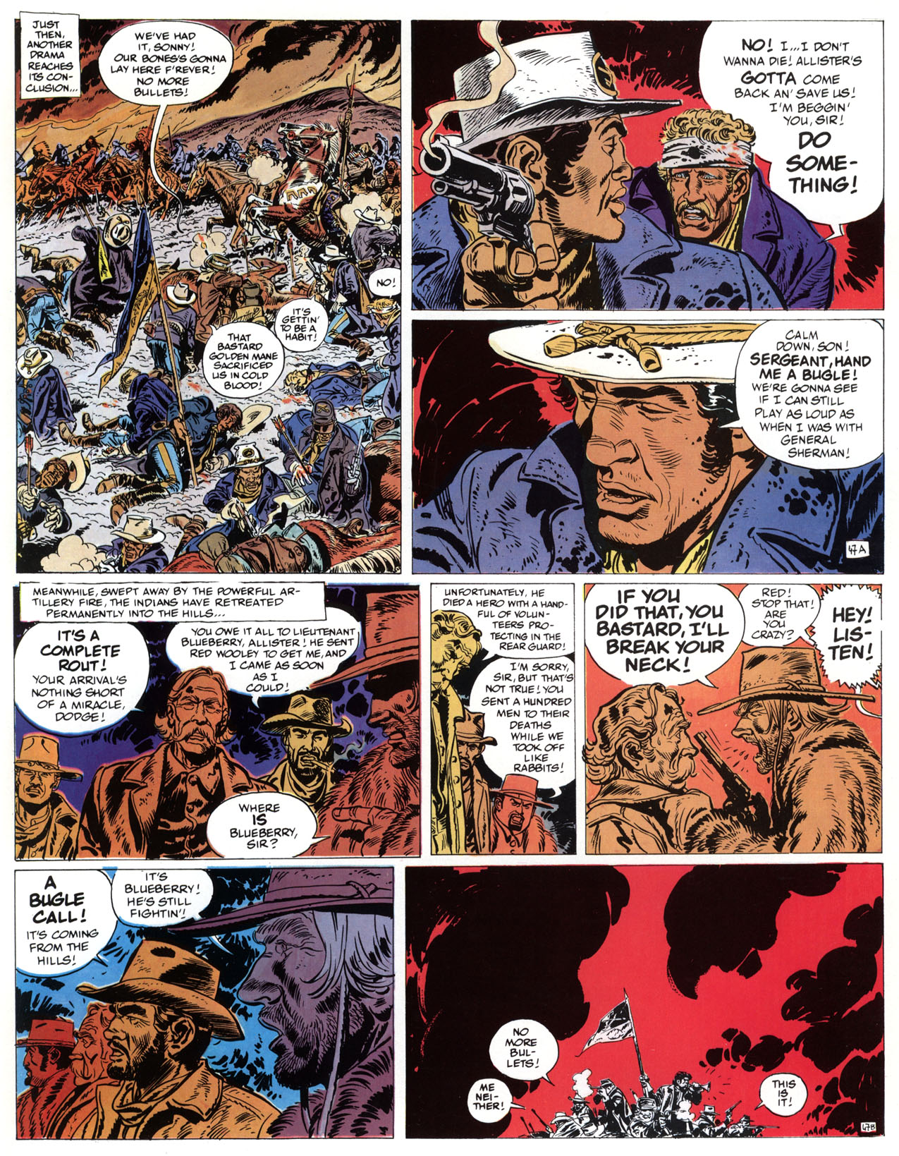 Read online Epic Graphic Novel: Lieutenant Blueberry comic -  Issue #3 - 97