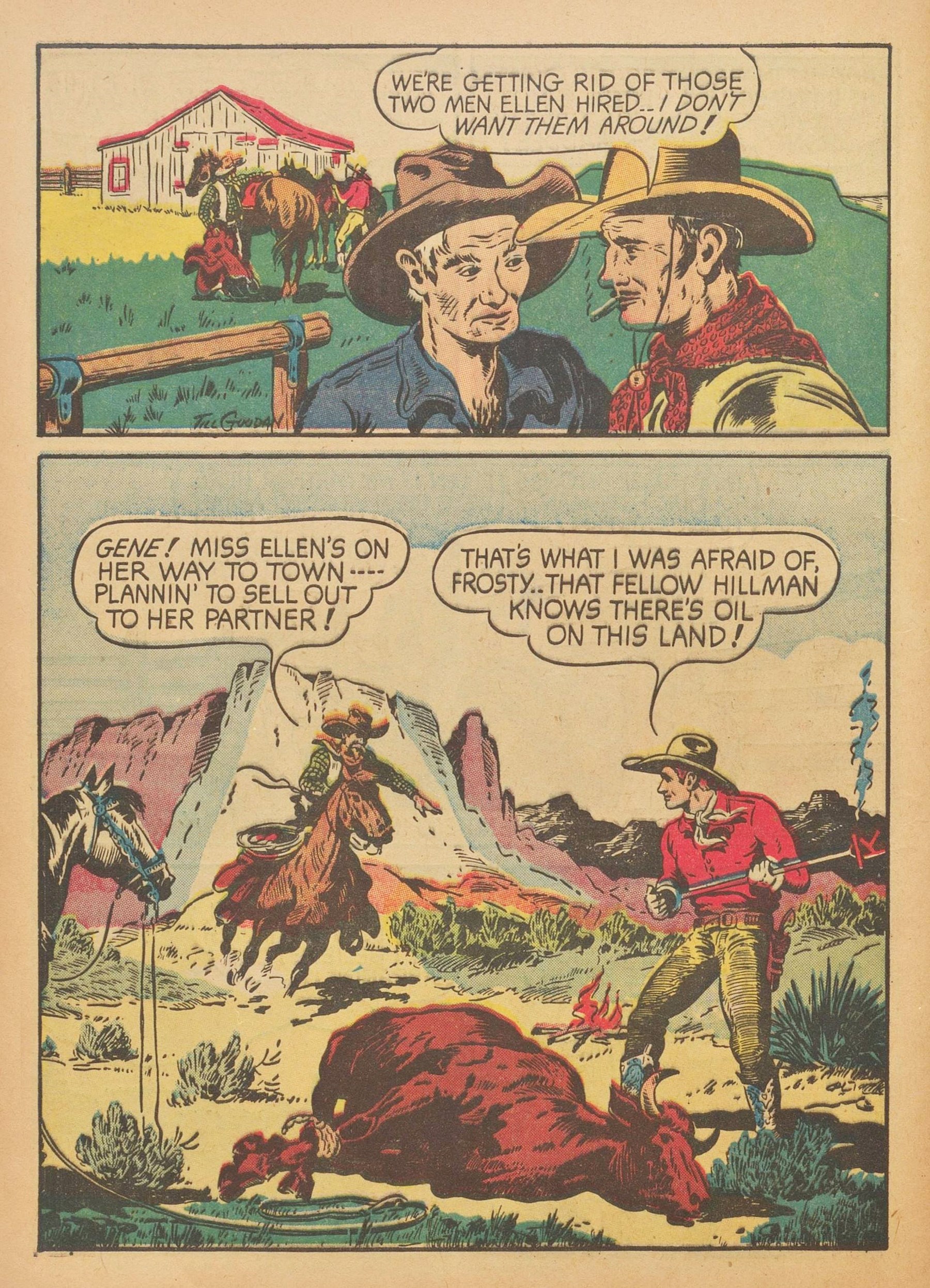Read online Gene Autry Comics comic -  Issue #2 - 54