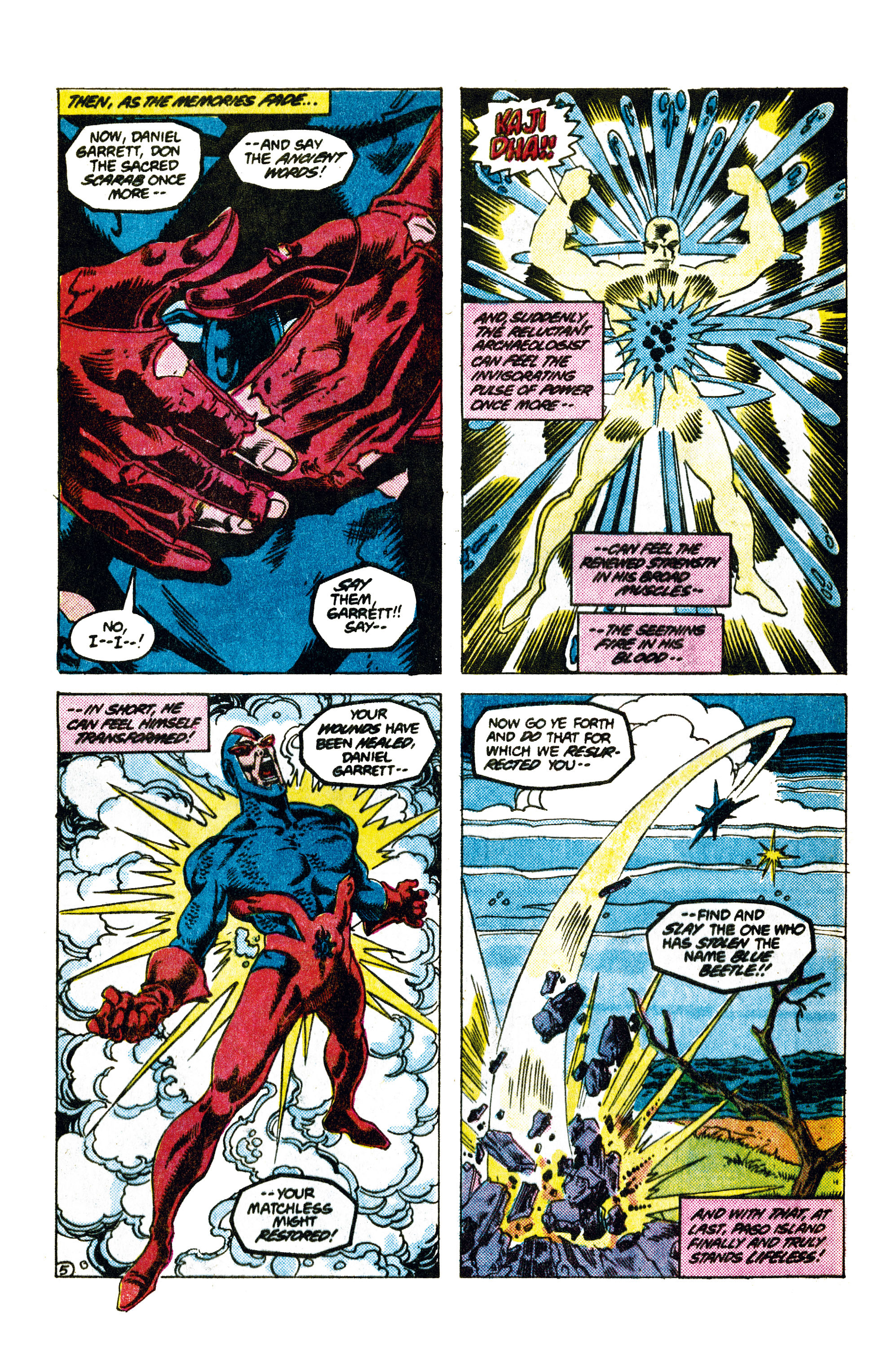 Read online Blue Beetle (1986) comic -  Issue #17 - 5