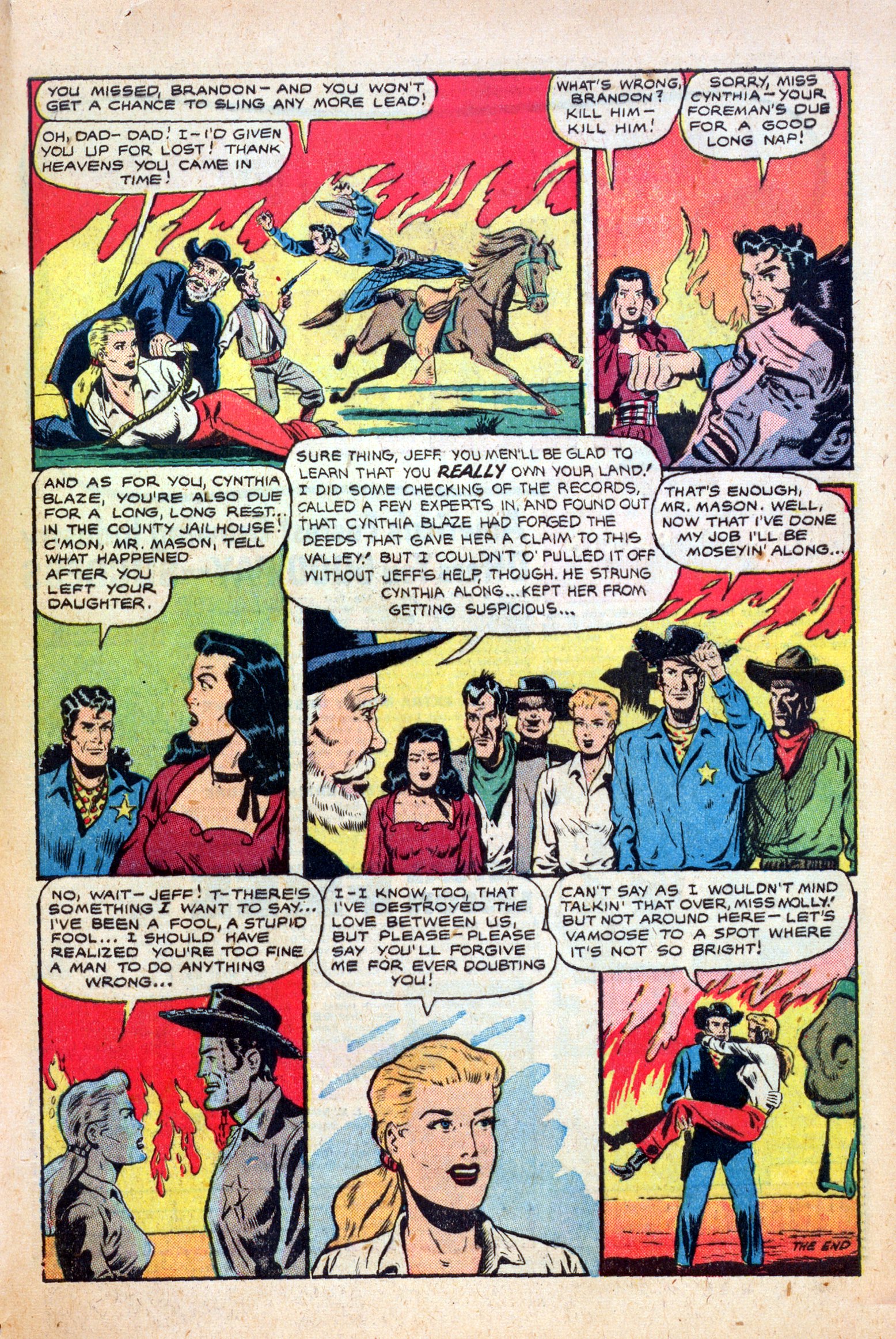 Read online Cowgirl Romances (1950) comic -  Issue #1 - 49