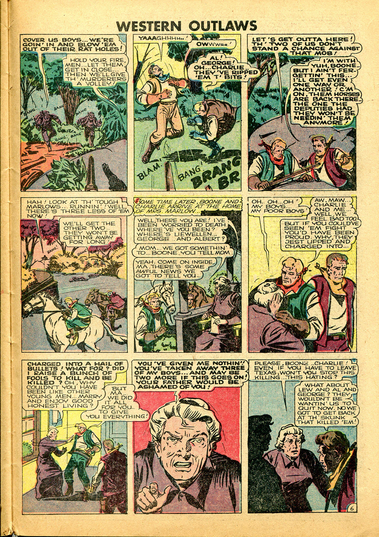 Read online Western Outlaws (1948) comic -  Issue #21 - 27