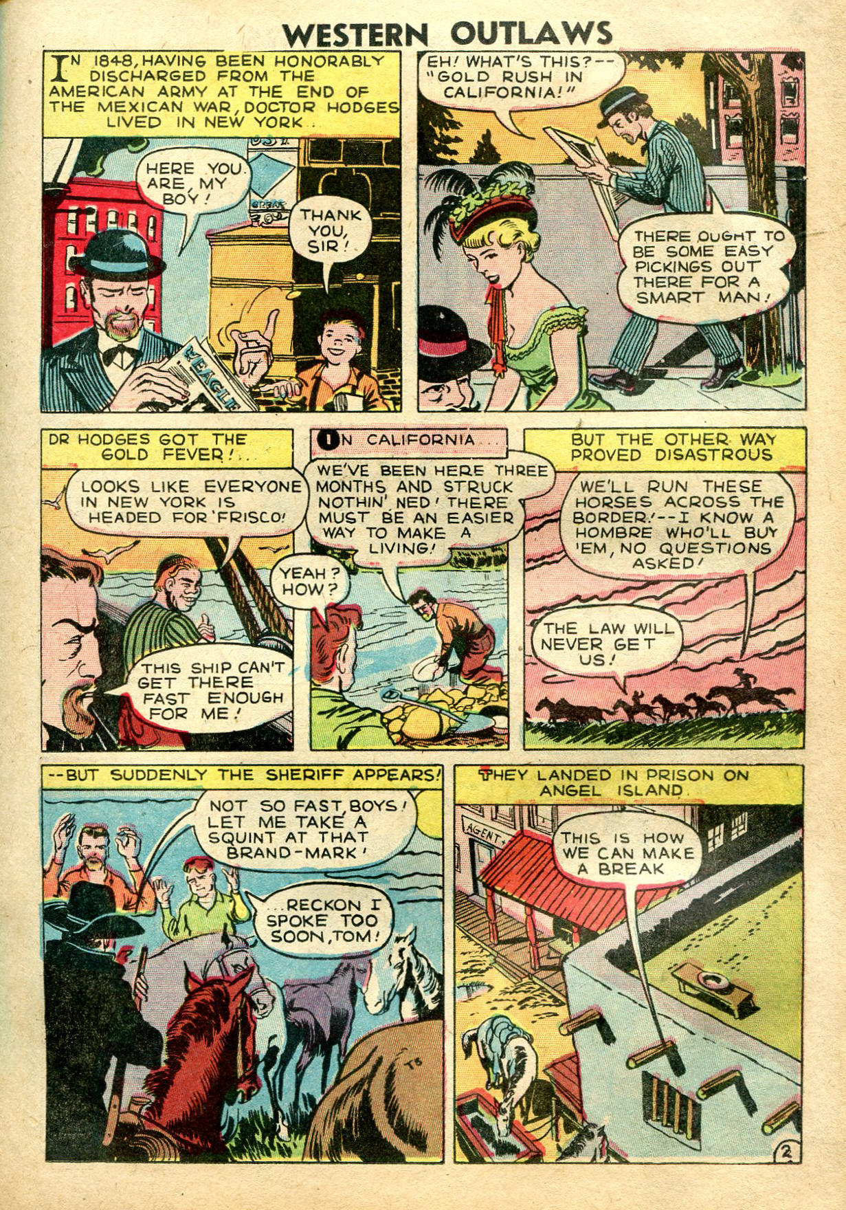 Read online Western Outlaws (1948) comic -  Issue #18 - 14