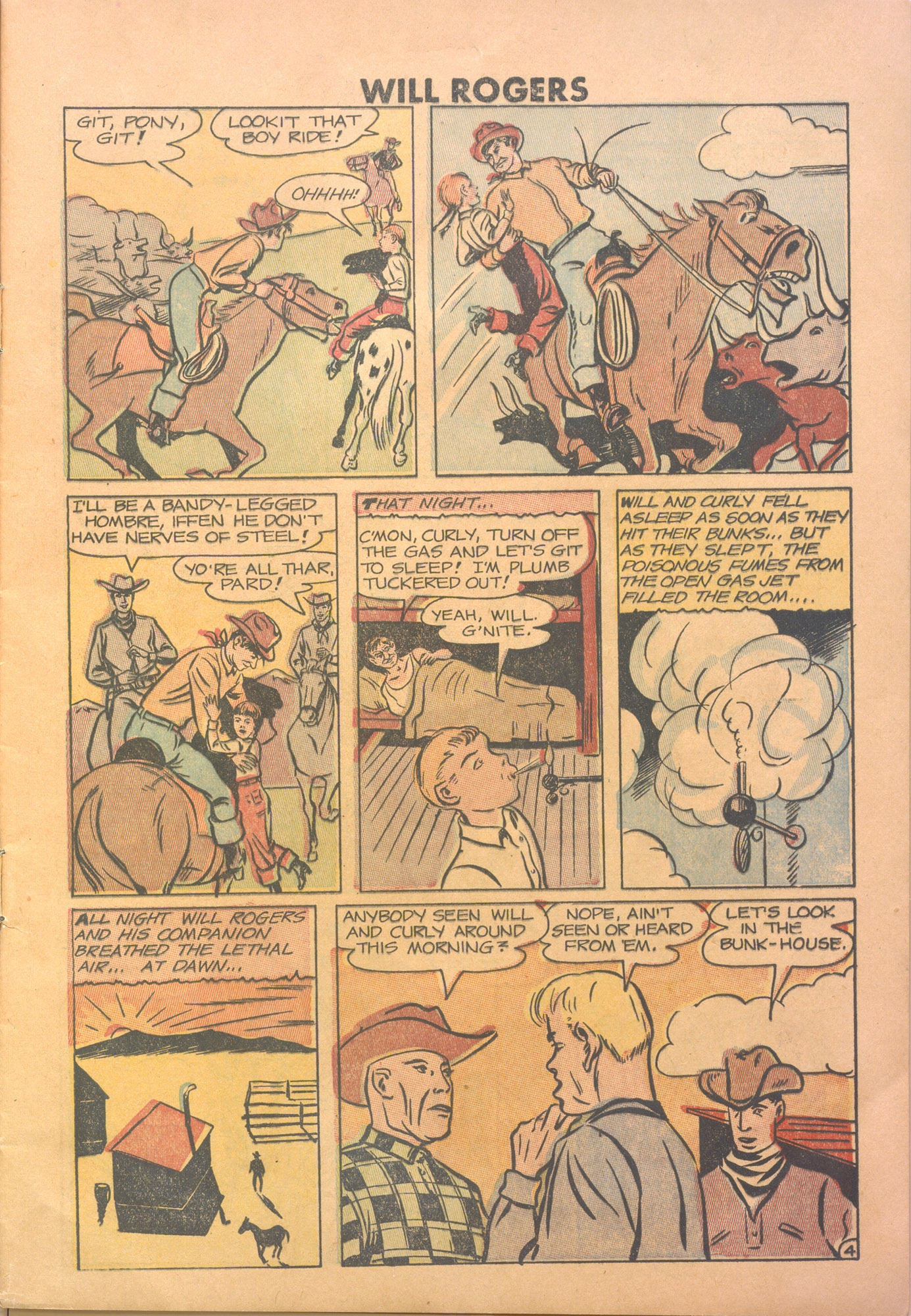 Read online Will Rogers Western comic -  Issue #5 - 5
