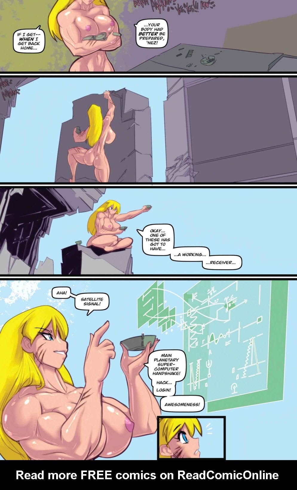 Read online Gina Diggers: Warnerd of Mars comic -  Issue # Full - 83