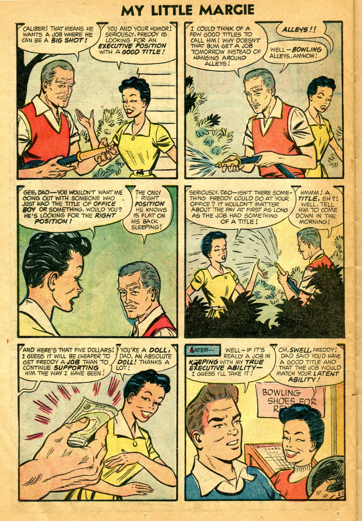 Read online My Little Margie (1954) comic -  Issue #2 - 24