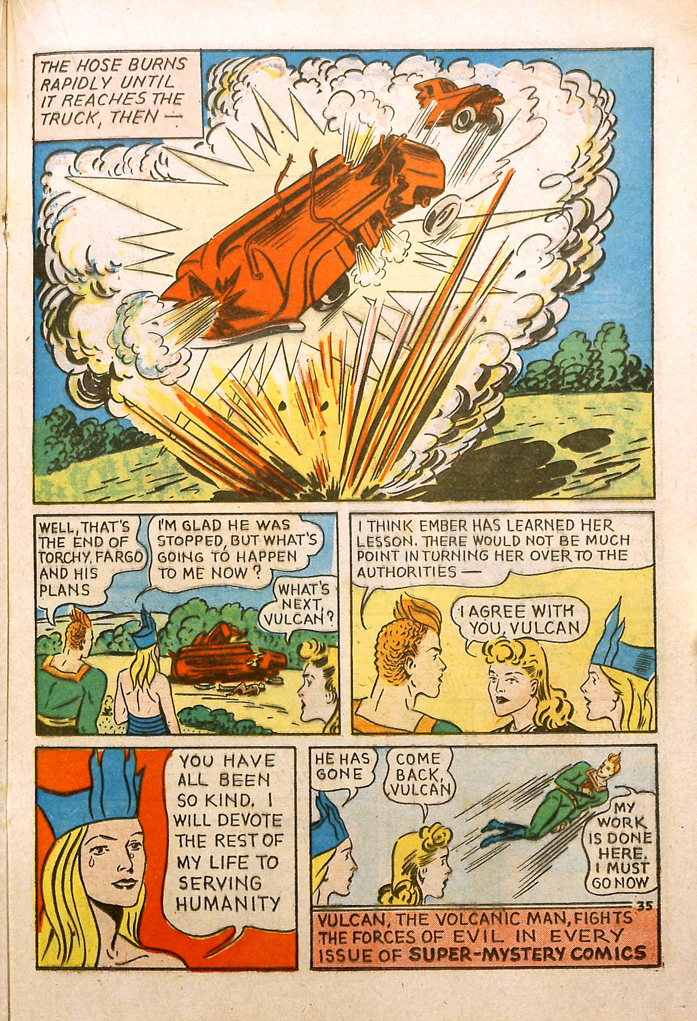 Read online Super-Mystery Comics comic -  Issue #3 - 36
