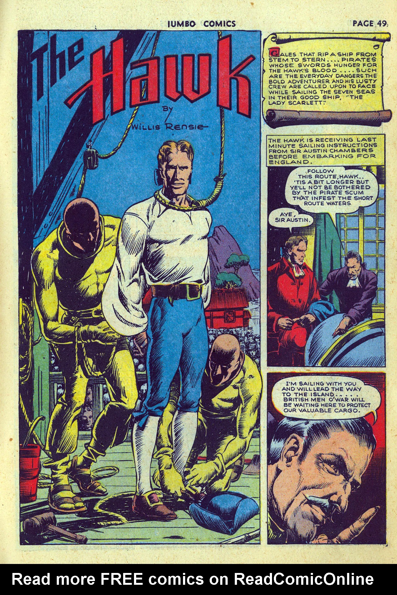 Read online Jumbo Comics comic -  Issue #50 - 51