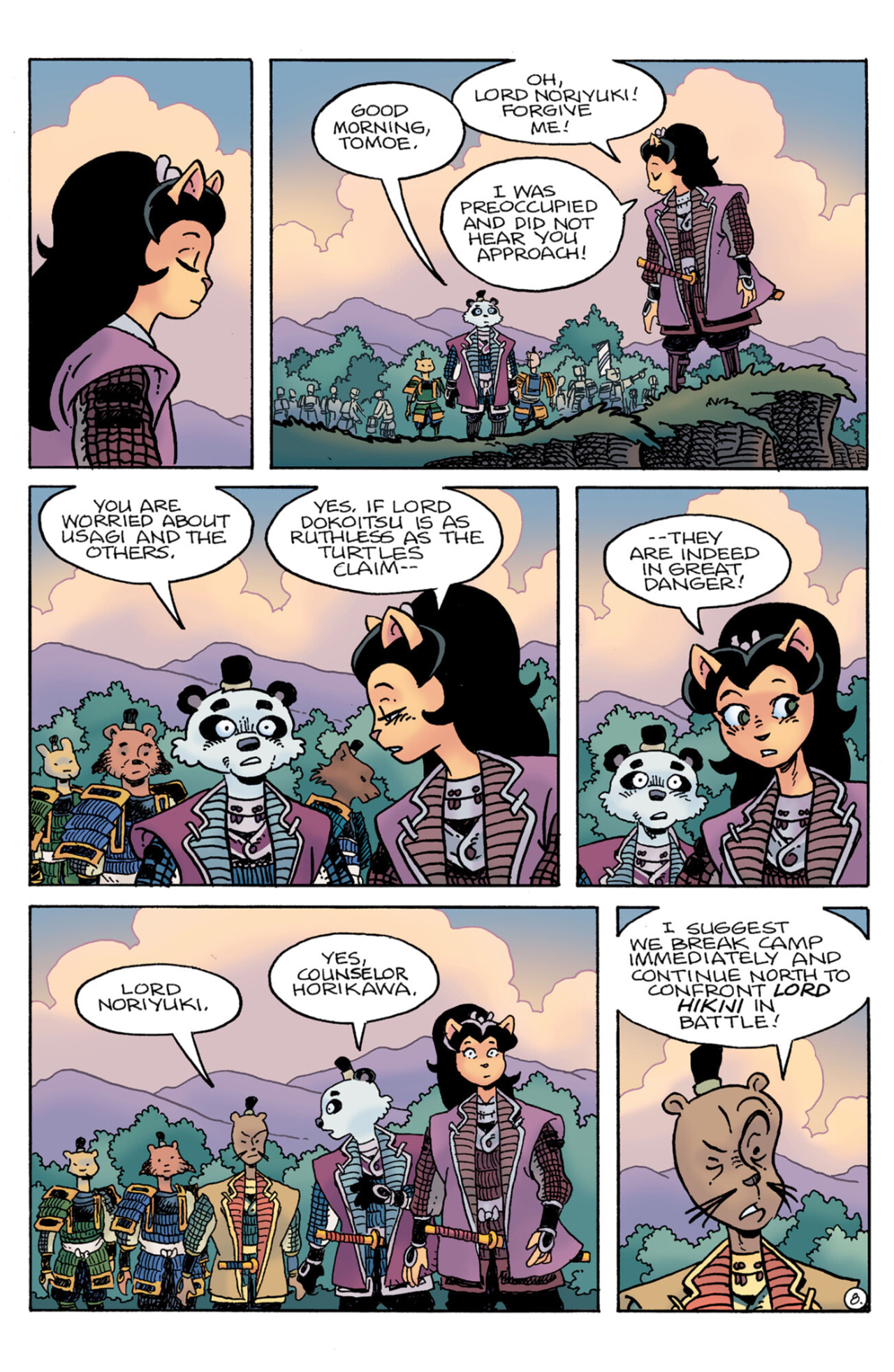 Read online Teenage Mutant Ninja Turtles/Usagi Yojimbo: WhereWhen comic -  Issue #4 - 9