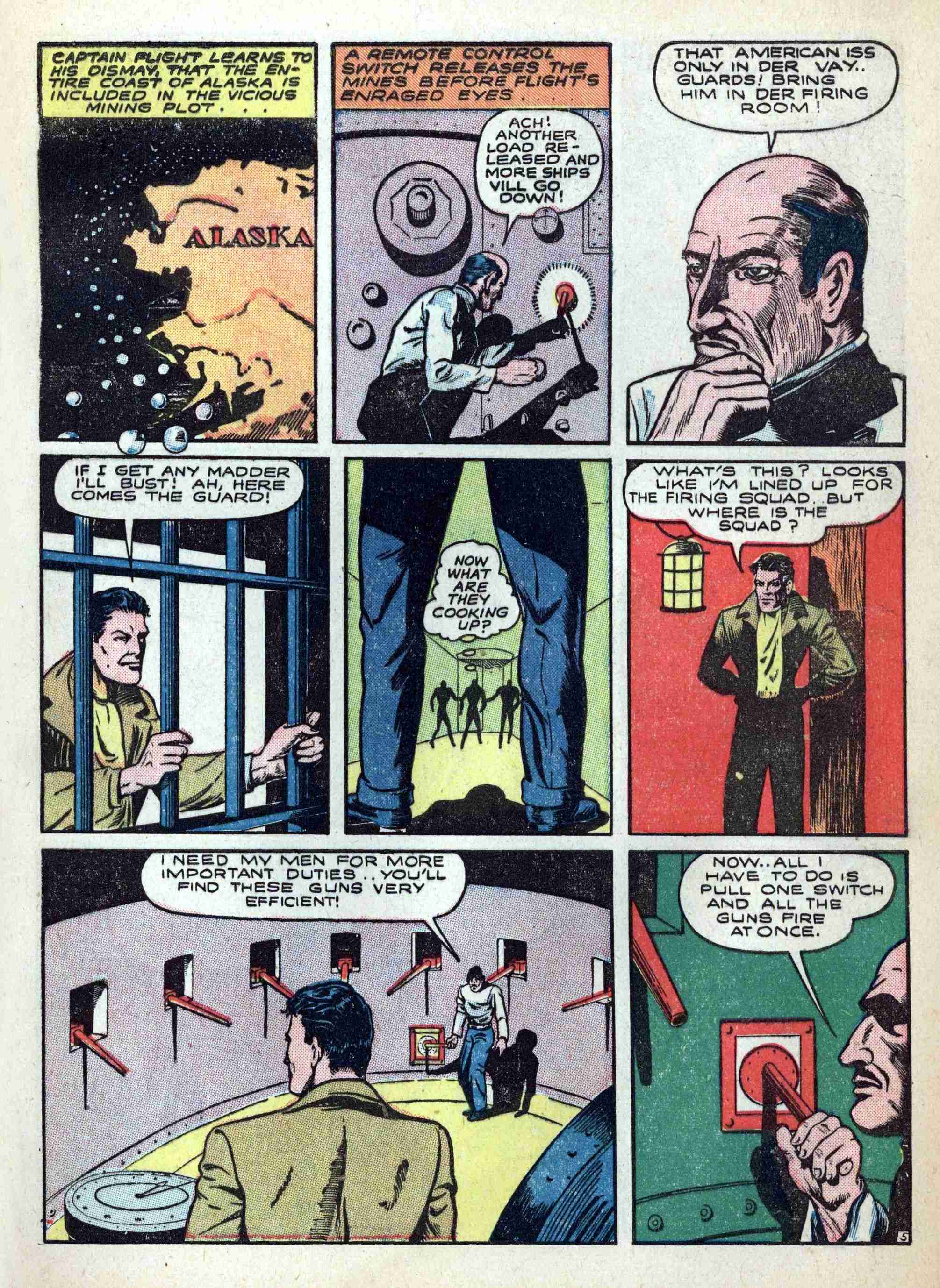 Read online Captain Flight Comics comic -  Issue #4 - 7