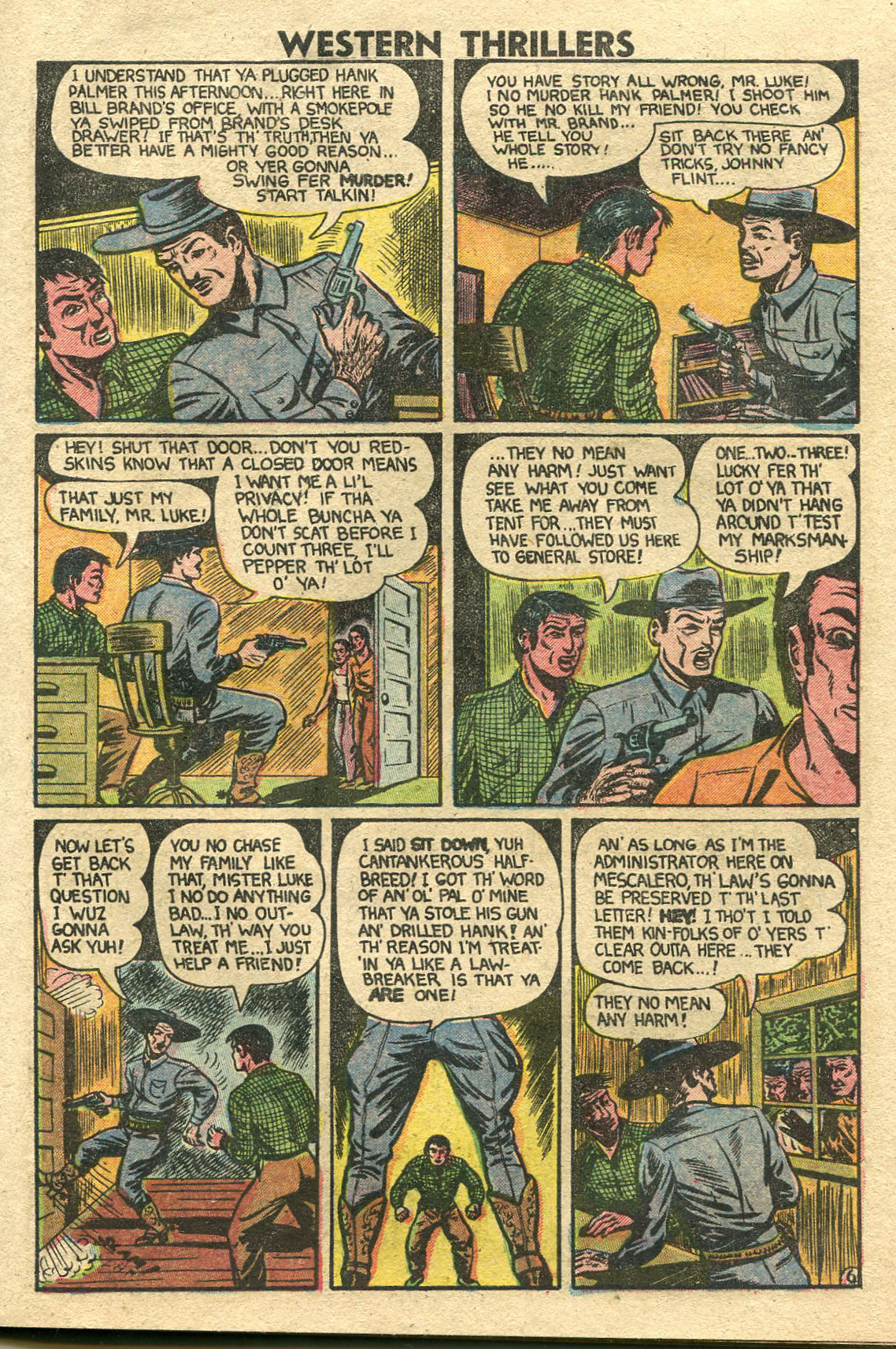 Read online Western Thrillers (1948) comic -  Issue #3 - 7