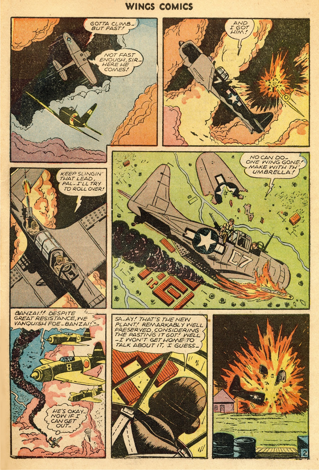Read online Wings Comics comic -  Issue #63 - 31