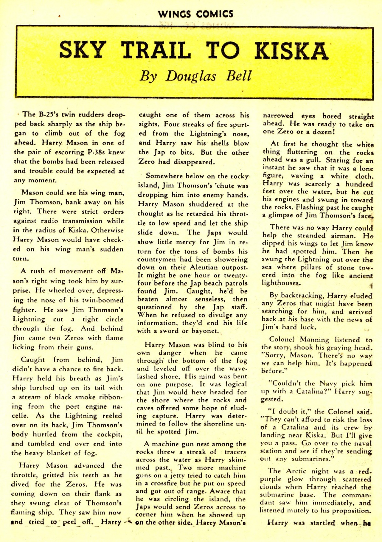 Read online Wings Comics comic -  Issue #36 - 43