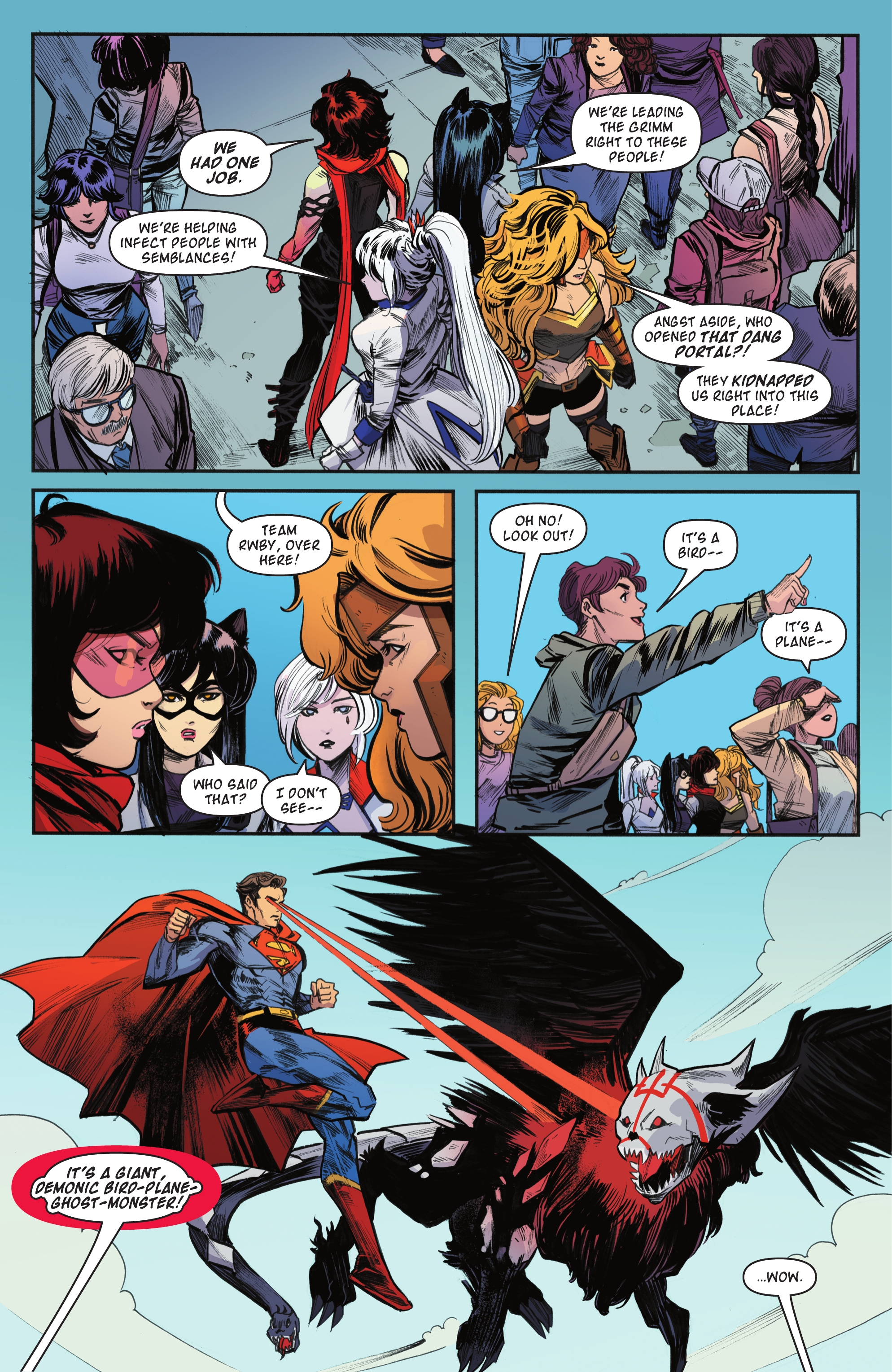 Read online DC/RWBY comic -  Issue #4 - 12