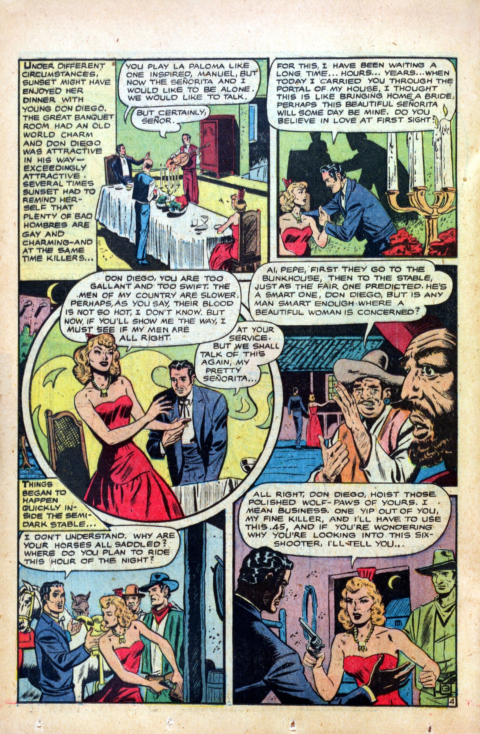 Read online Cowgirl Romances (1950) comic -  Issue #1 - 28
