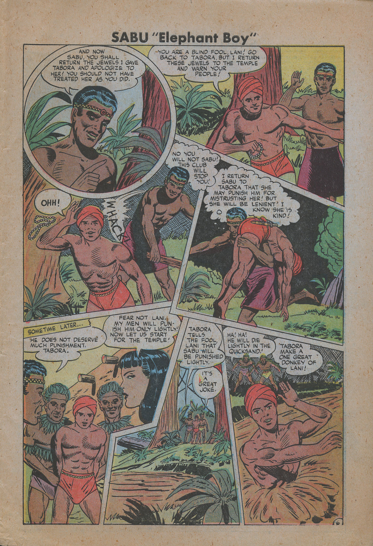 Read online Sabu: Elephant Boy comic -  Issue #2 - 7