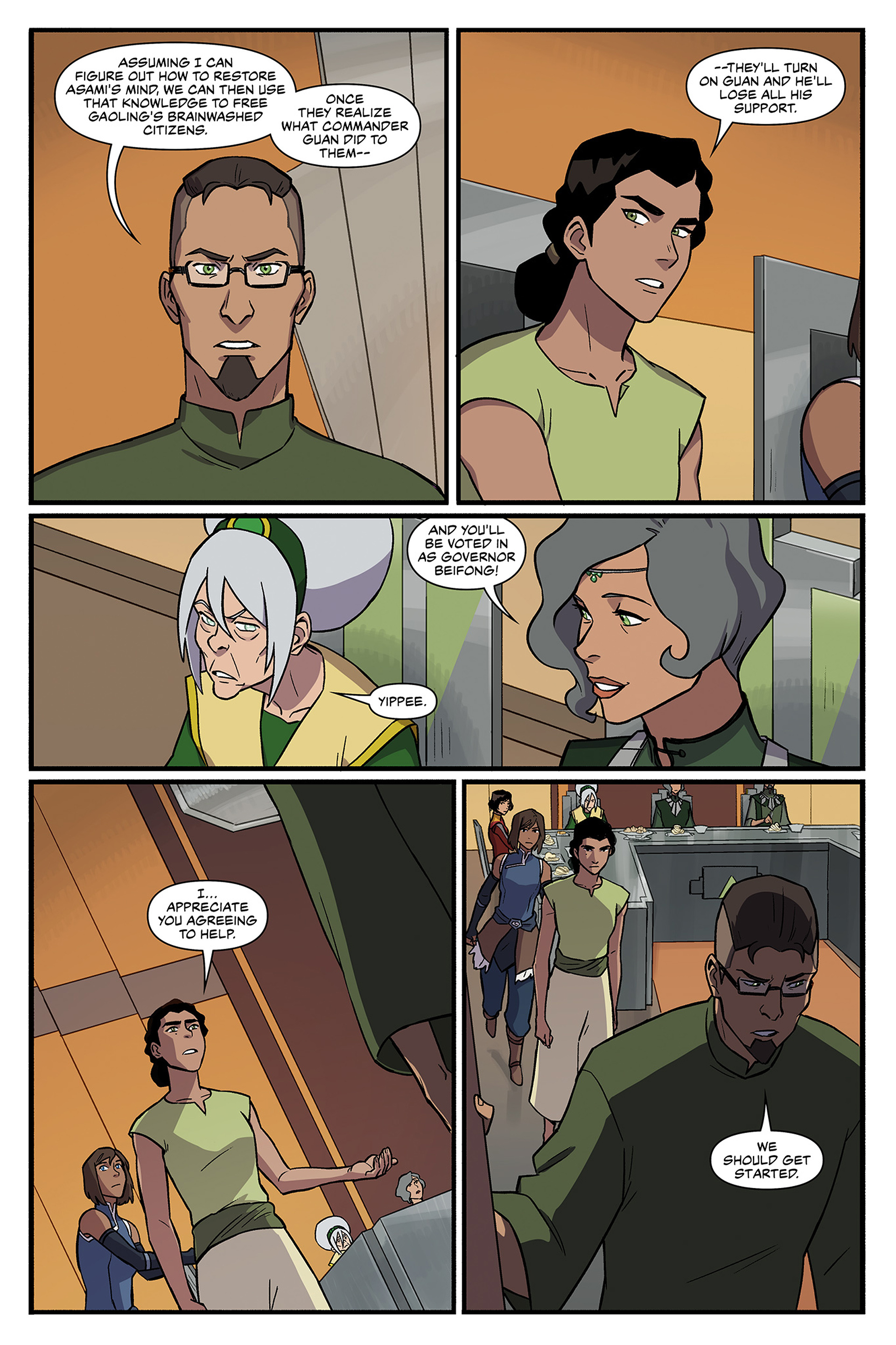 Read online The Legend of Korra: Ruins of the Empire Omnibus comic -  Issue # TPB (Part 2) - 61