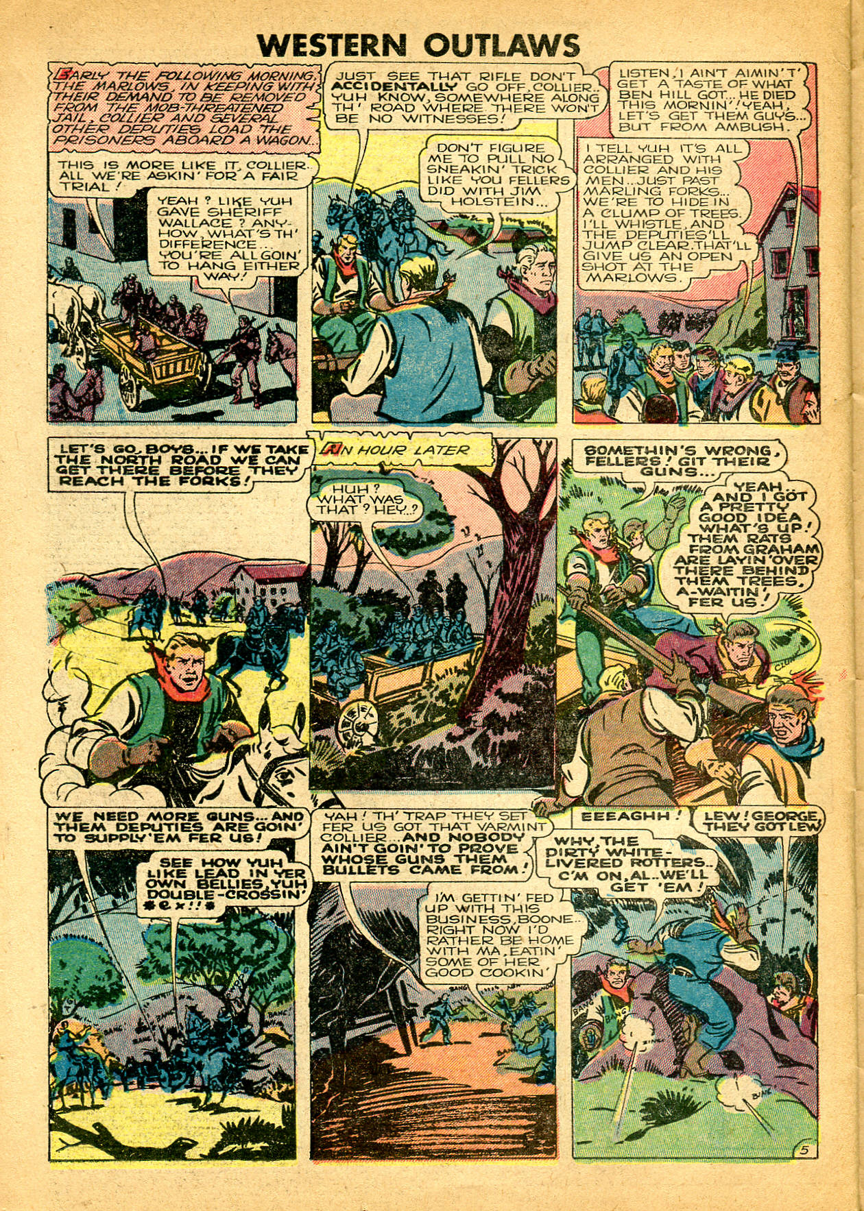 Read online Western Outlaws (1948) comic -  Issue #21 - 26