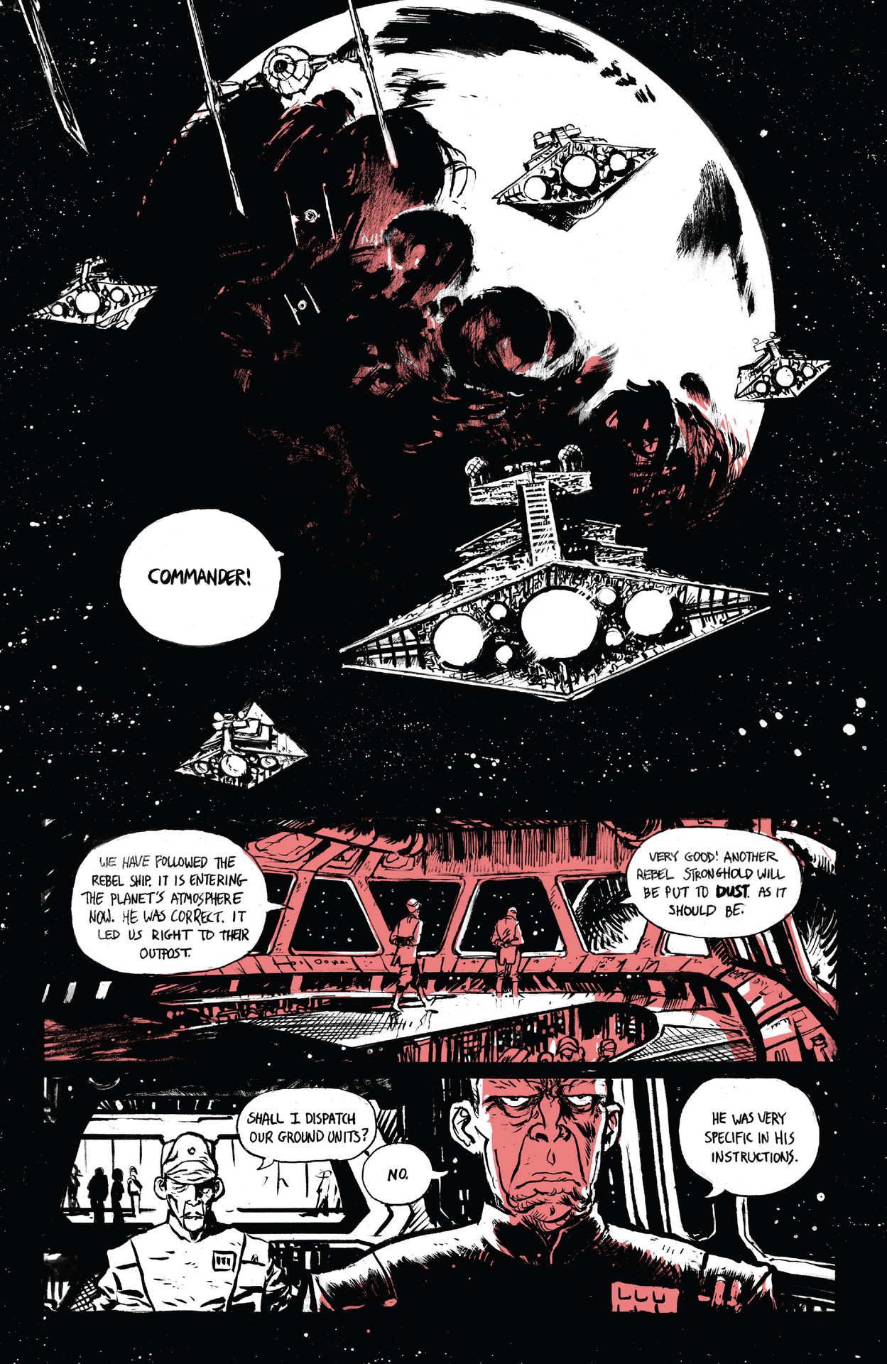 Read online Star Wars: Darth Vader - Black, White & Red comic -  Issue #3 - 9