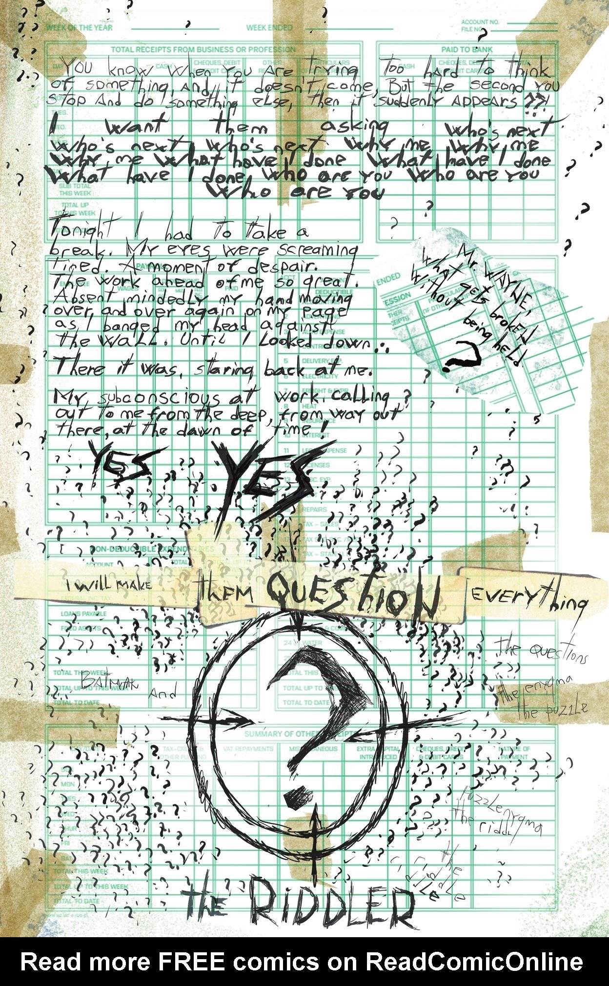 Read online The Riddler: Year One comic -  Issue #5 - 19