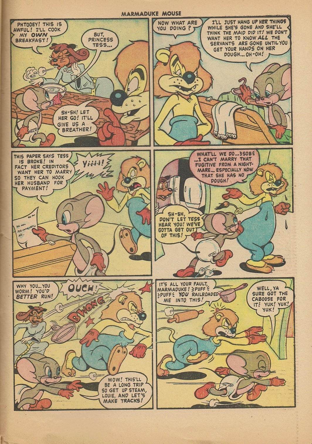 Read online Marmaduke Mouse comic -  Issue #16 - 33