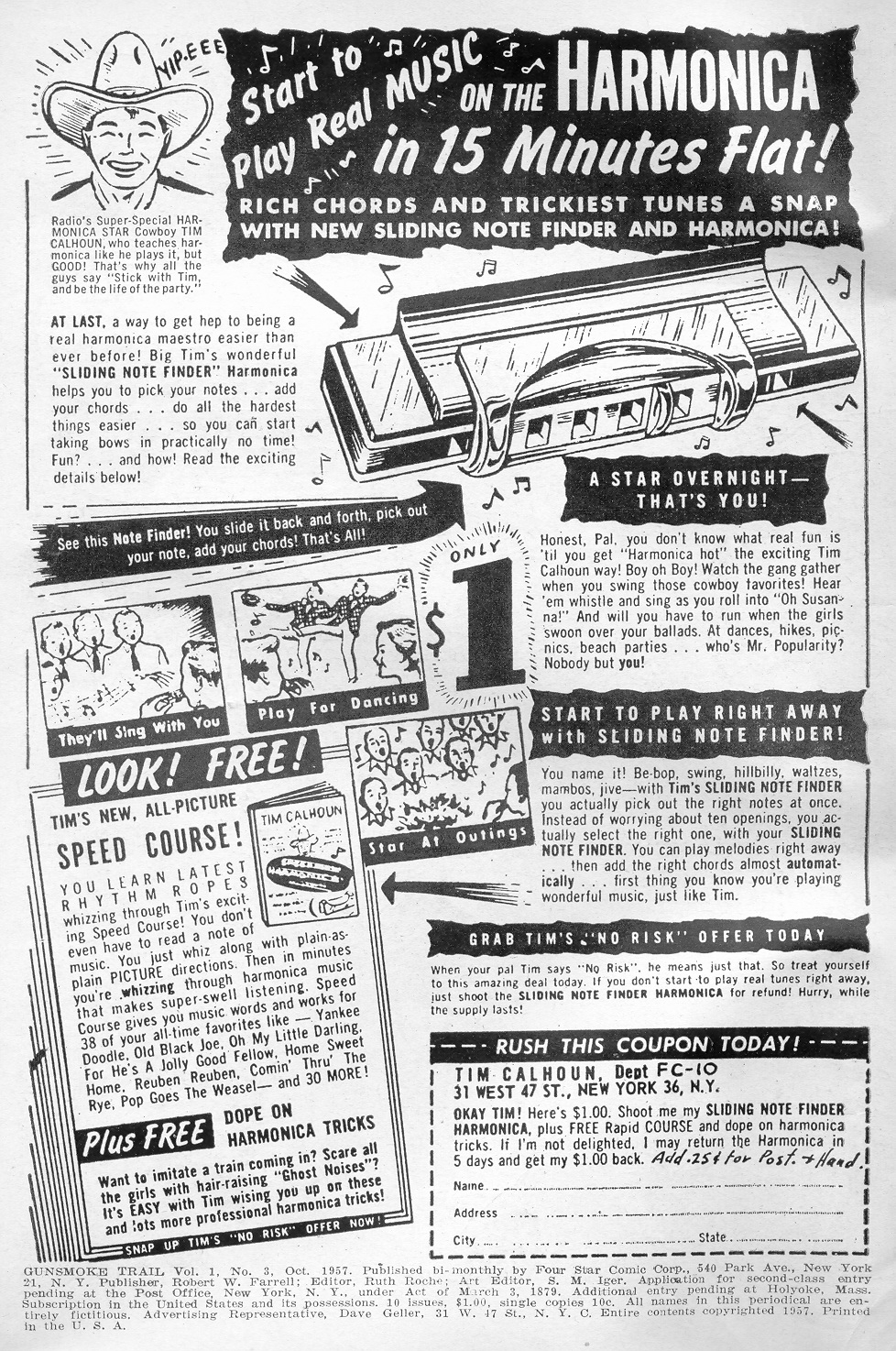 Read online Gunsmoke Trail comic -  Issue #3 - 2