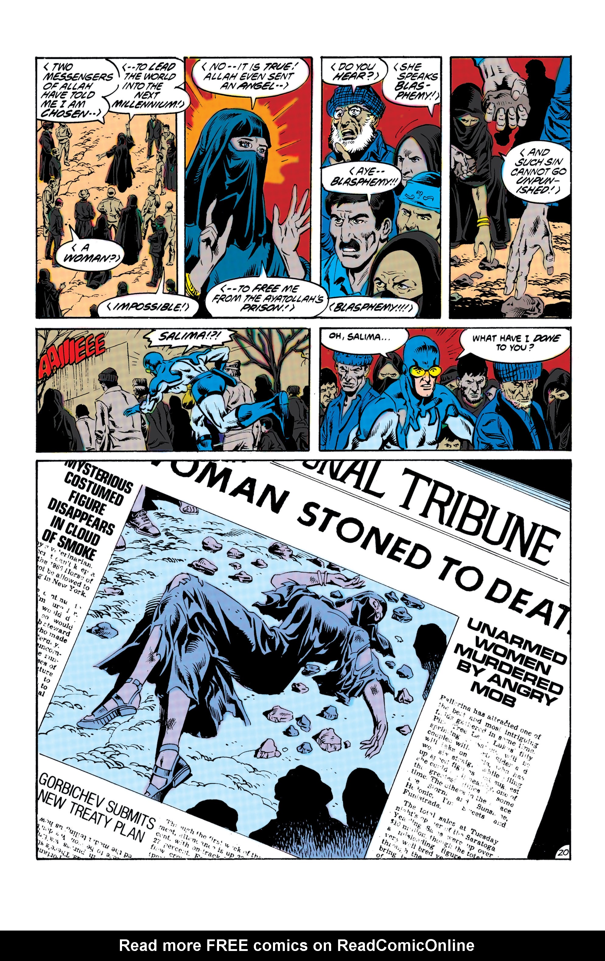 Read online Blue Beetle (1986) comic -  Issue #20 - 21