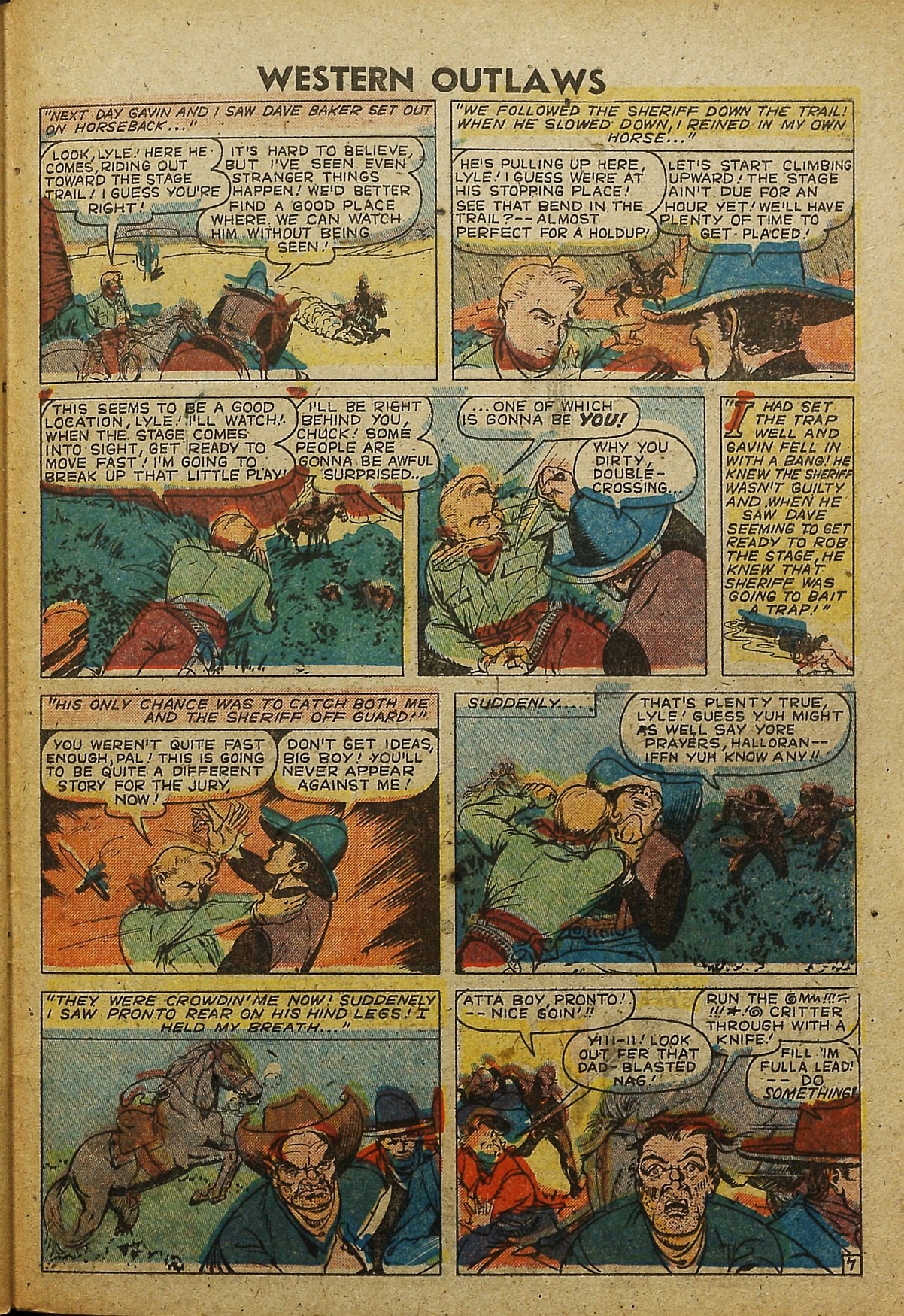 Read online Western Outlaws (1948) comic -  Issue #20 - 31