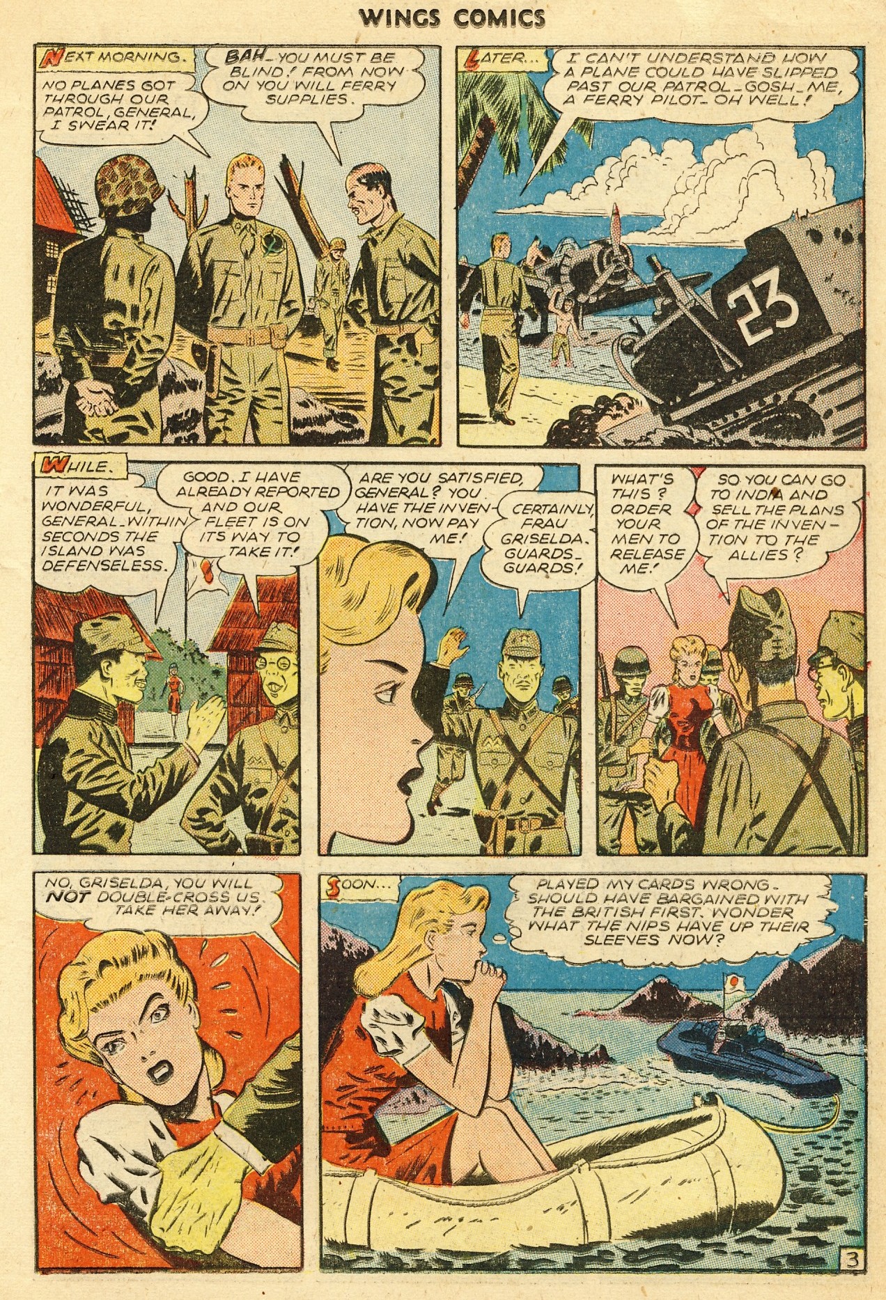 Read online Wings Comics comic -  Issue #64 - 15