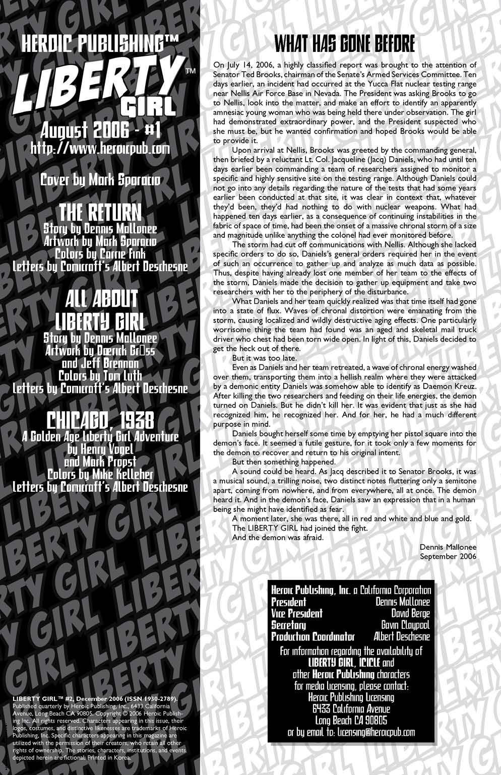 Read online Liberty Girl comic -  Issue #2 - 2