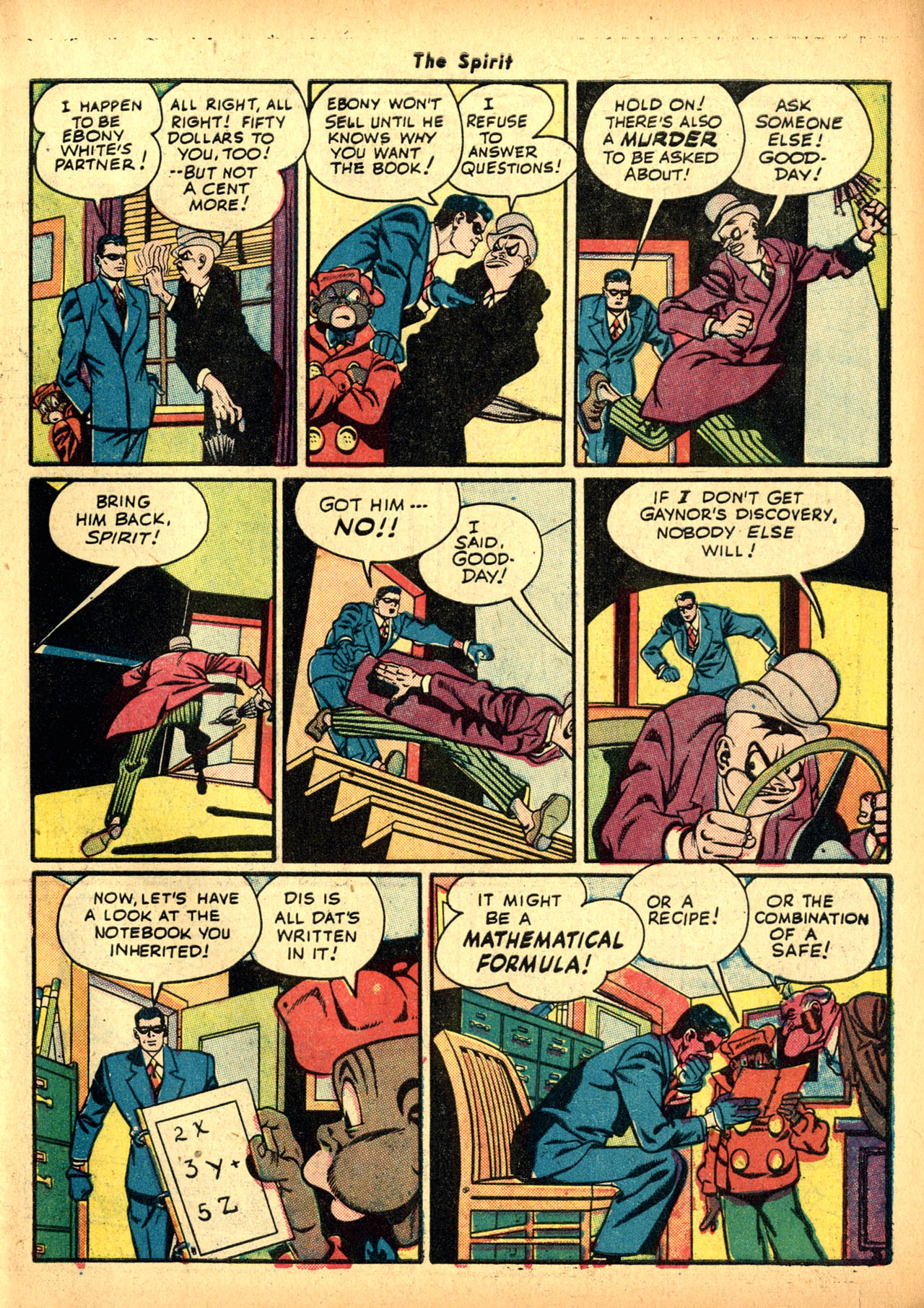 Read online The Spirit (1944) comic -  Issue #6 - 45