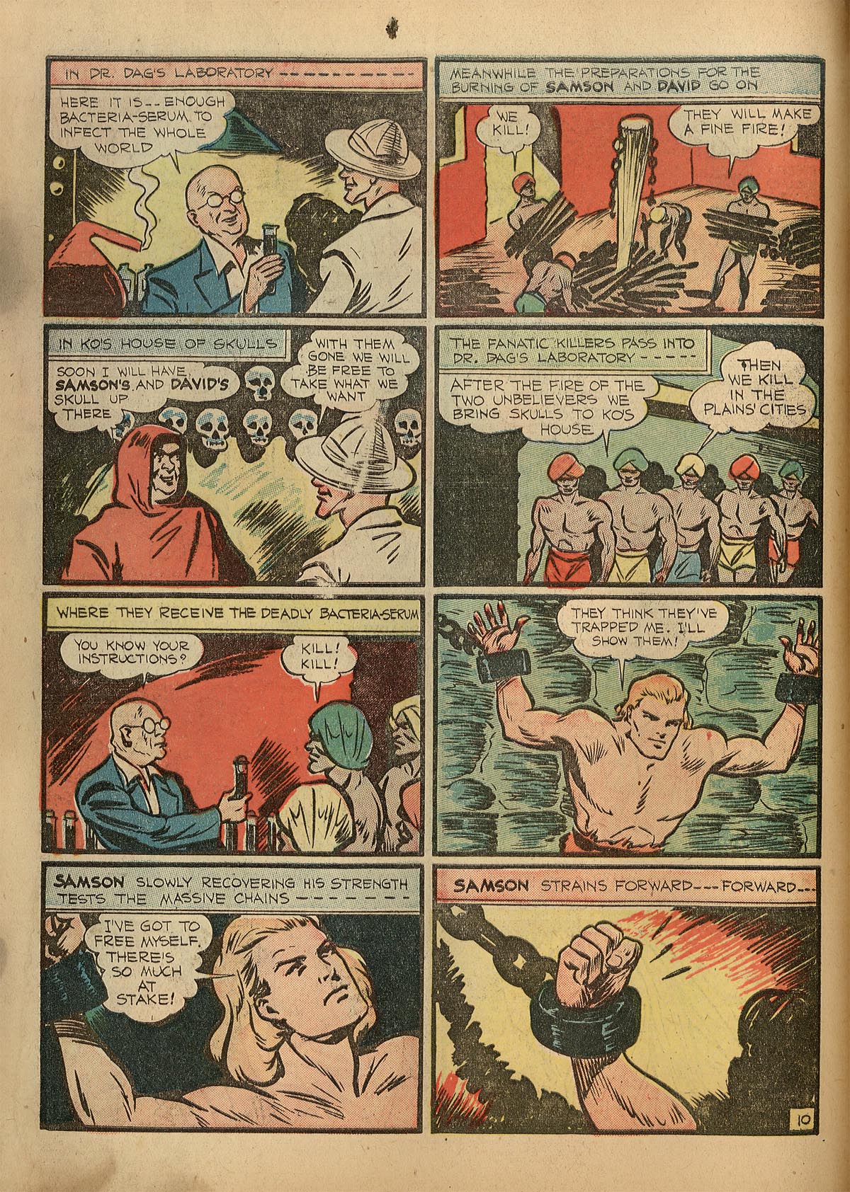Read online Samson (1940) comic -  Issue #1 - 13