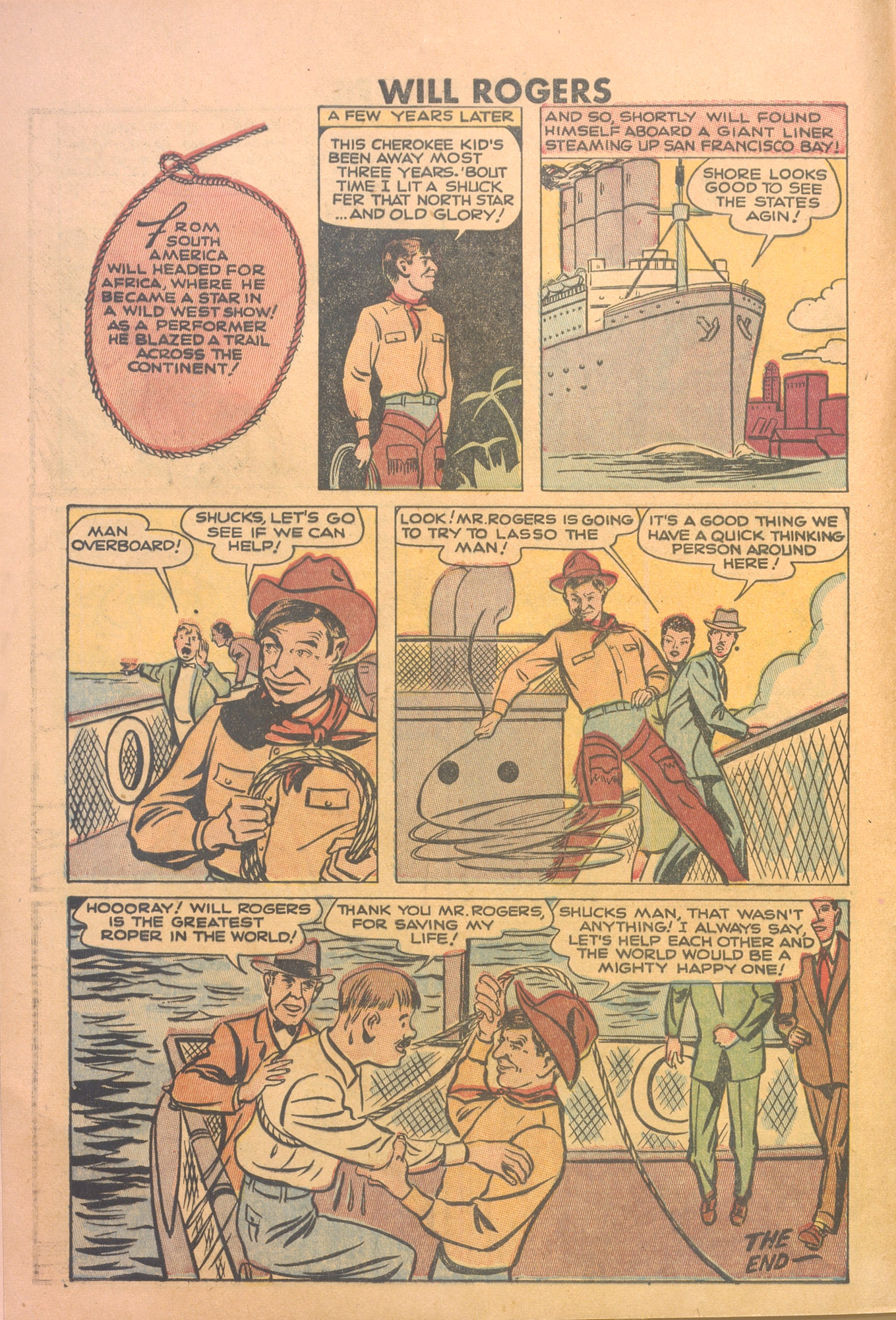 Read online Will Rogers Western comic -  Issue #5 - 8
