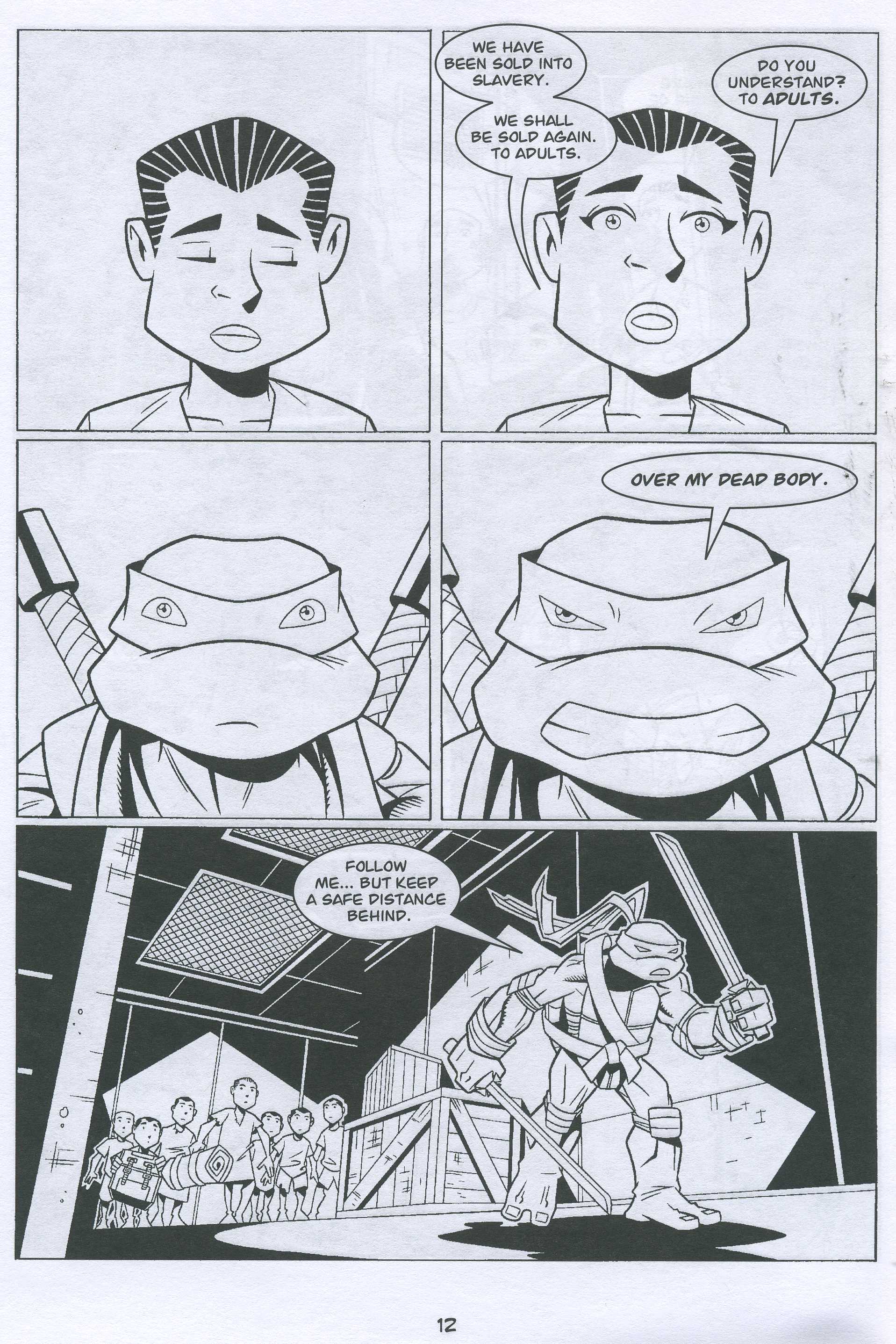 Read online TMNT Movie Prequel comic -  Issue #5 - 13