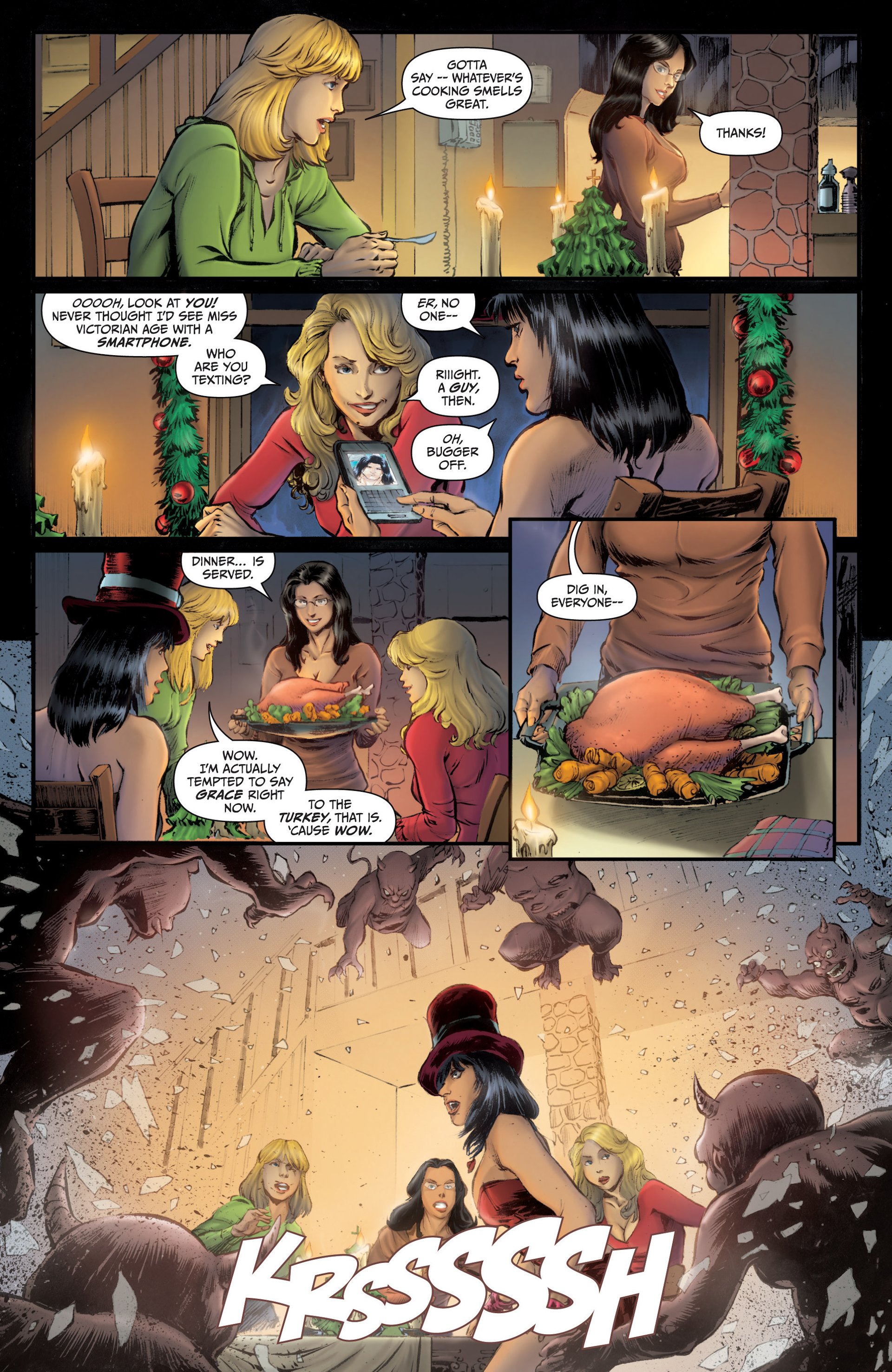 Read online Grimm Fairy Tales: Holiday Editions comic -  Issue #5 - 34
