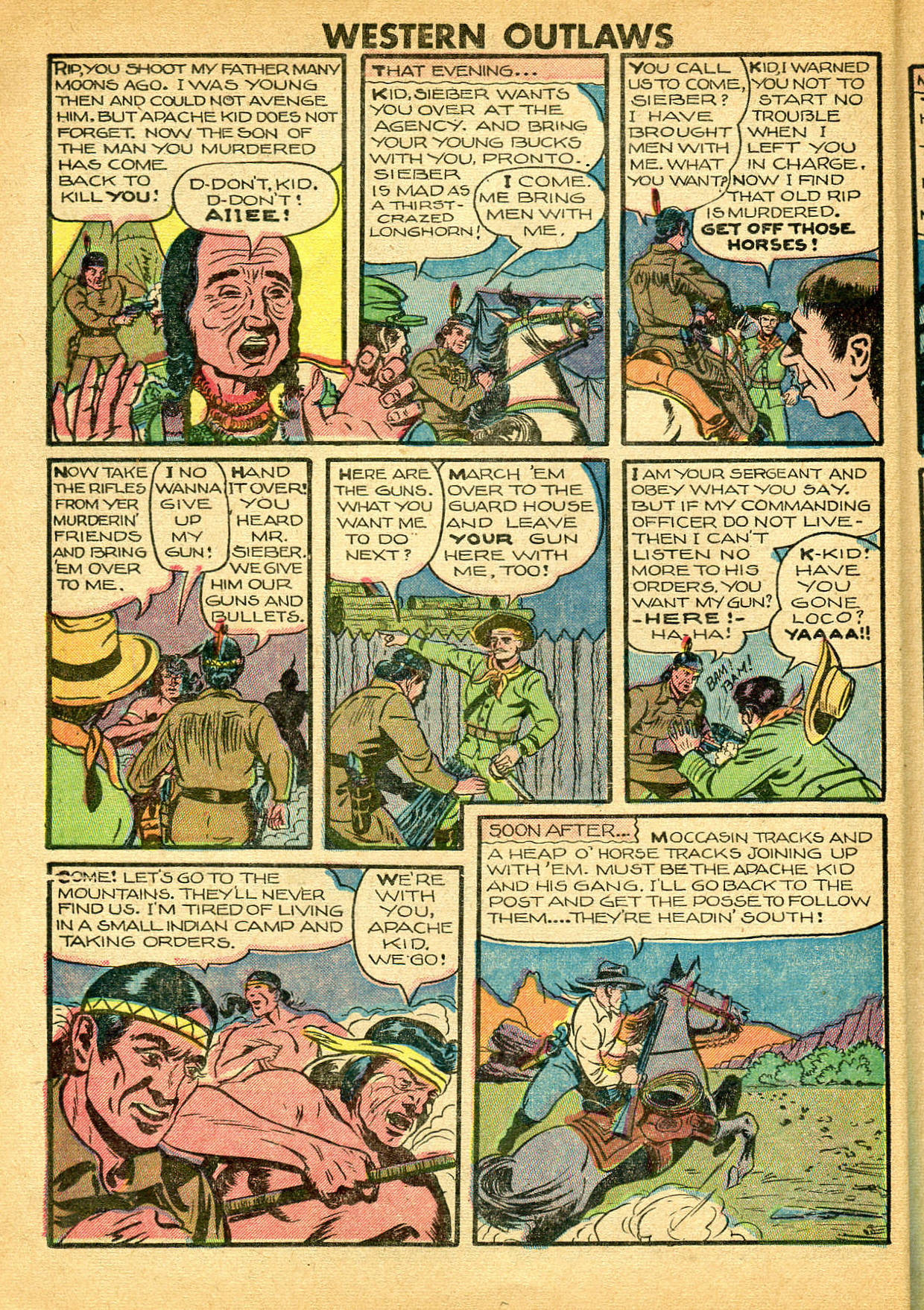 Read online Western Outlaws (1948) comic -  Issue #21 - 12