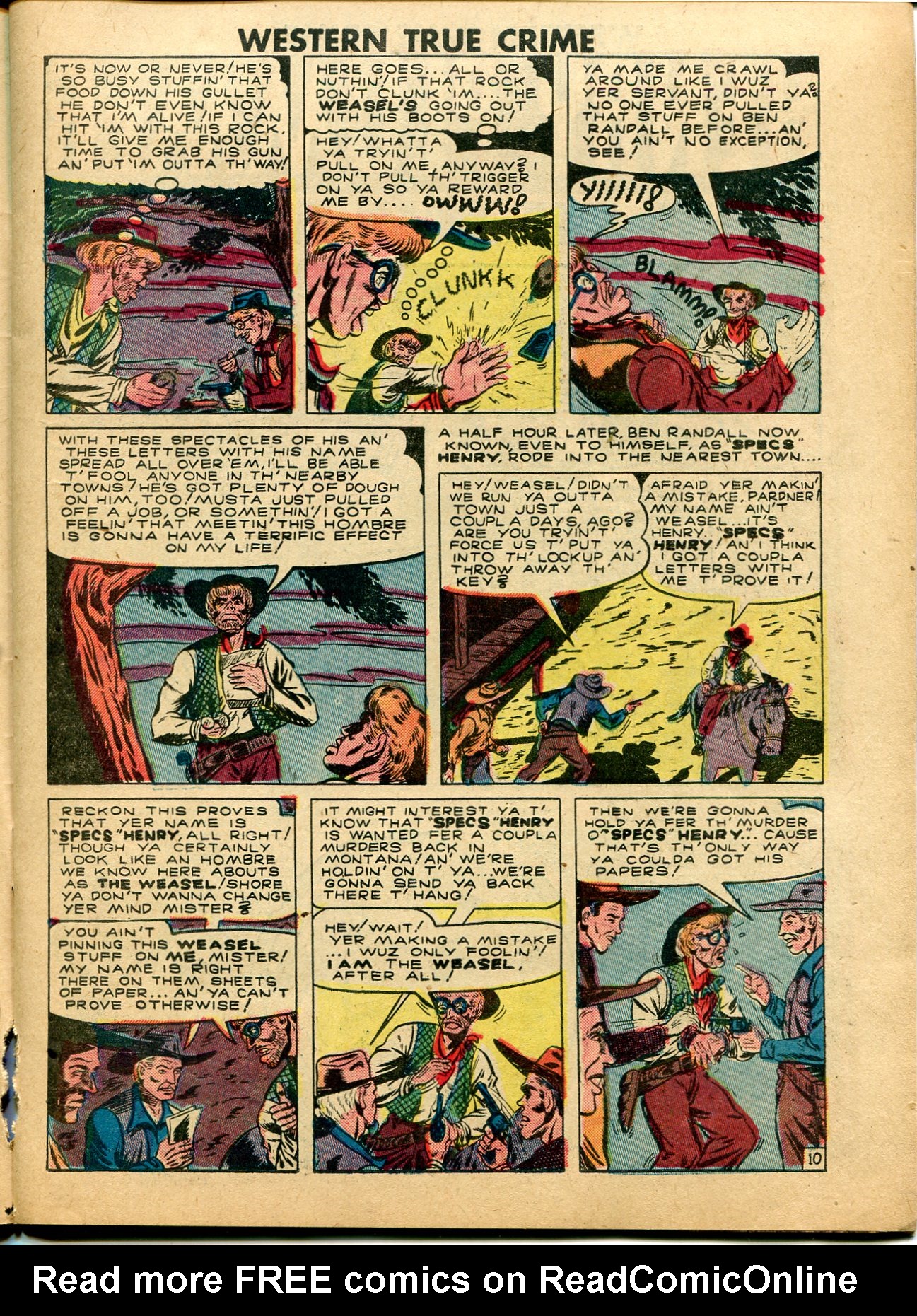 Read online Western True Crime comic -  Issue #5 - 11