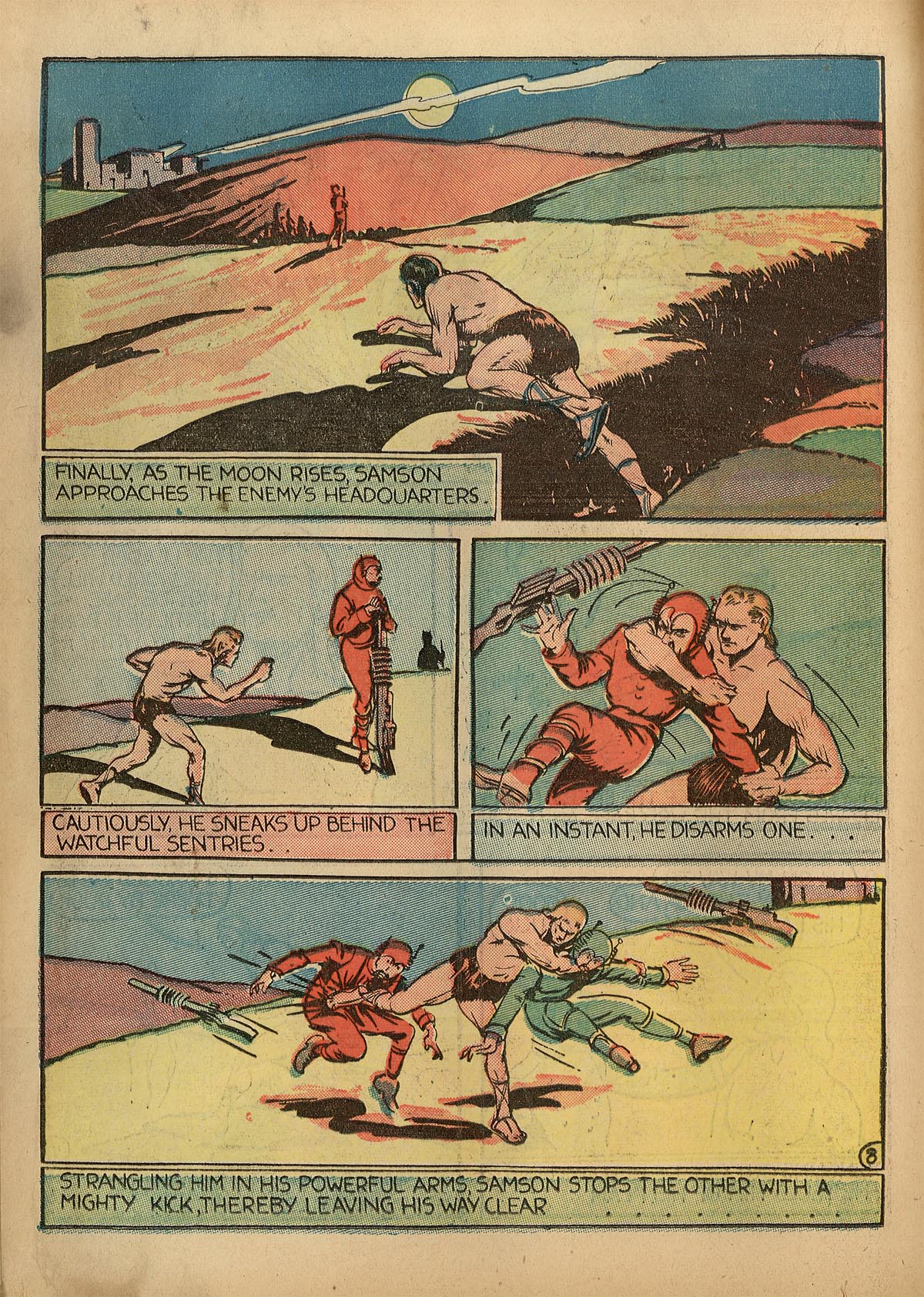 Read online Samson (1940) comic -  Issue #1 - 25