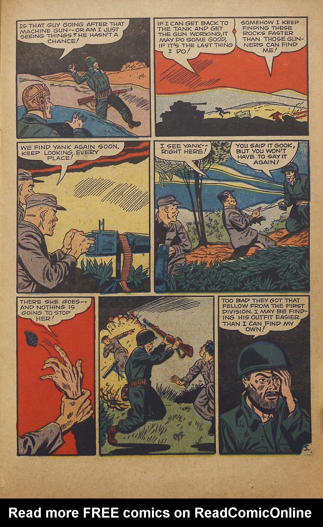Read online G-I in Battle (1952) comic -  Issue #5 - 23