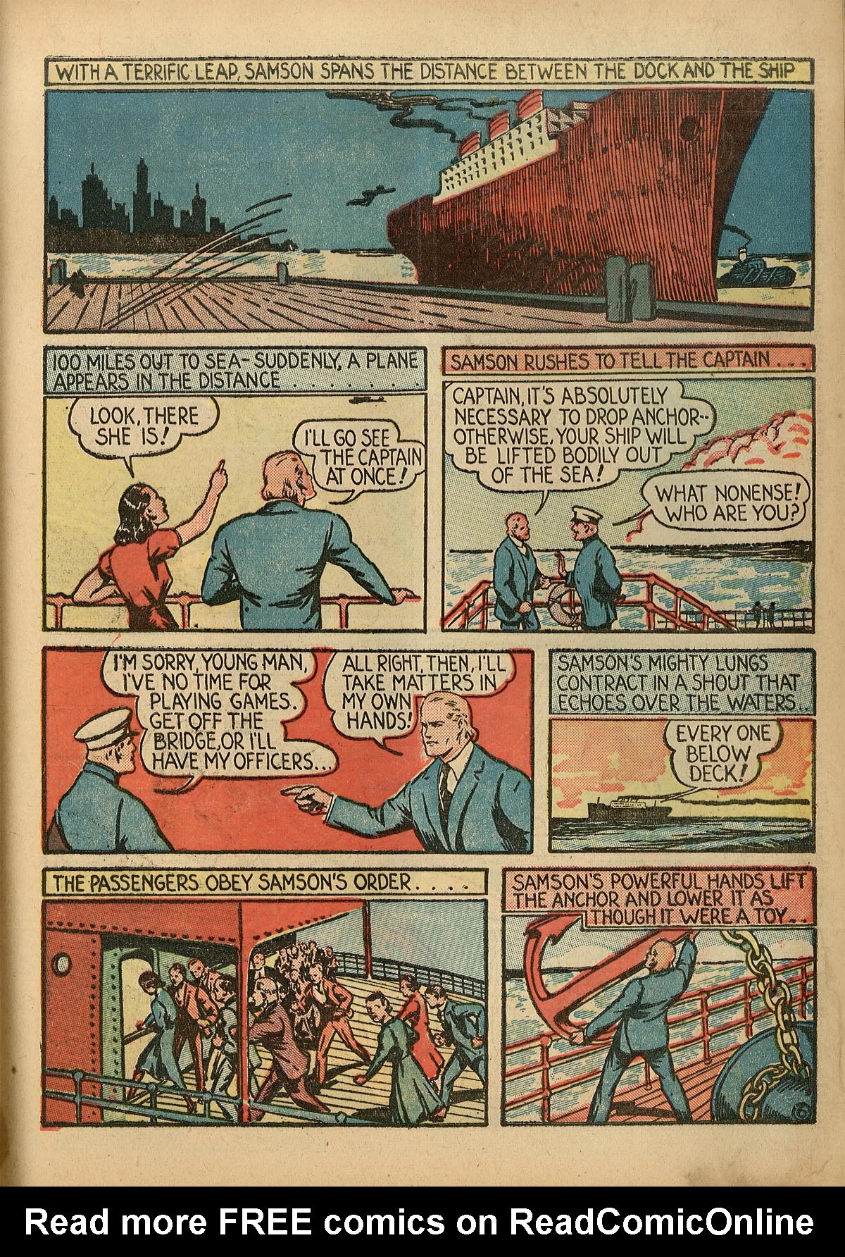 Read online Samson (1940) comic -  Issue #1 - 54