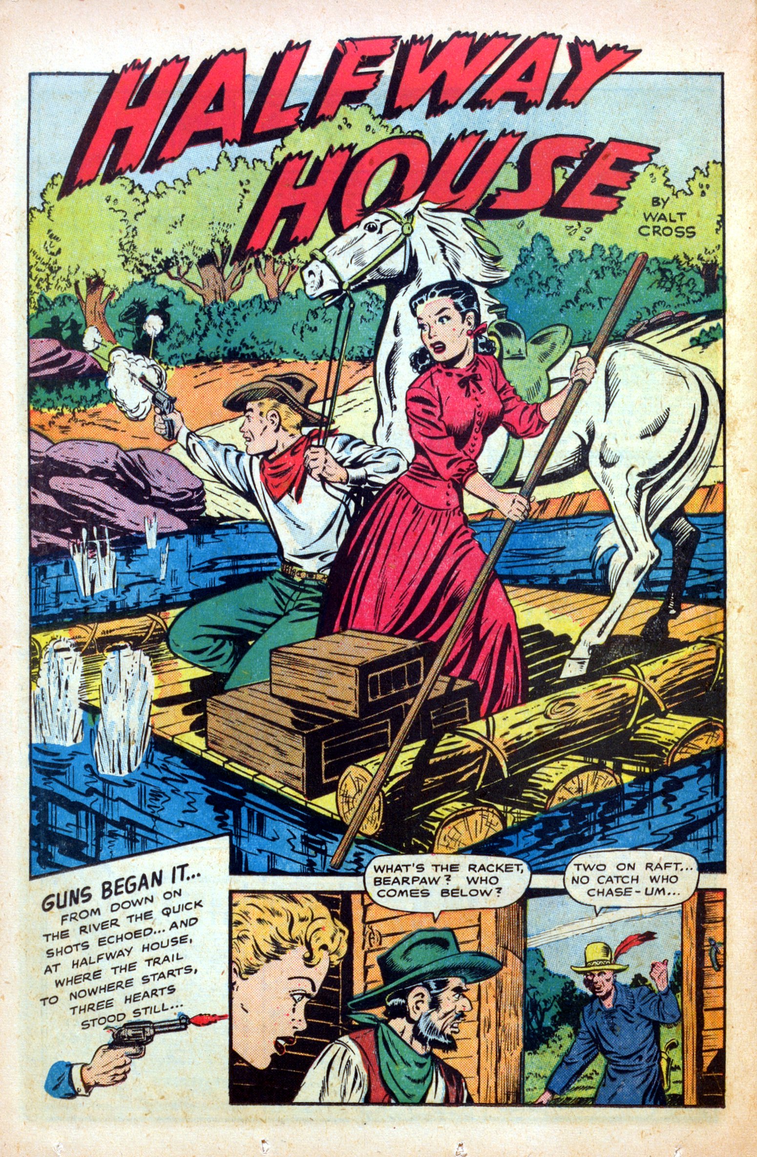 Read online Cowgirl Romances (1950) comic -  Issue #1 - 34