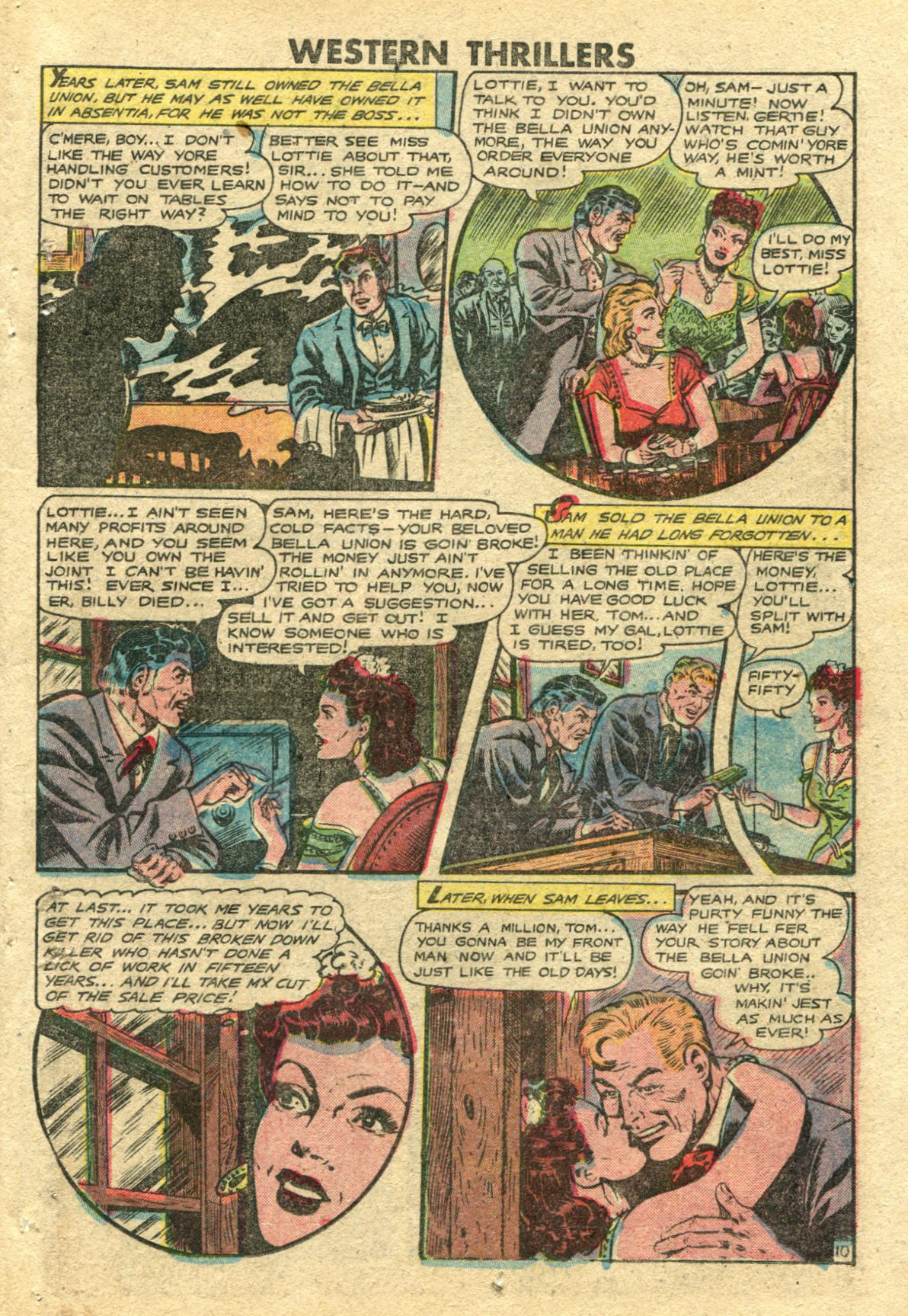 Read online Western Thrillers (1948) comic -  Issue #4 - 11