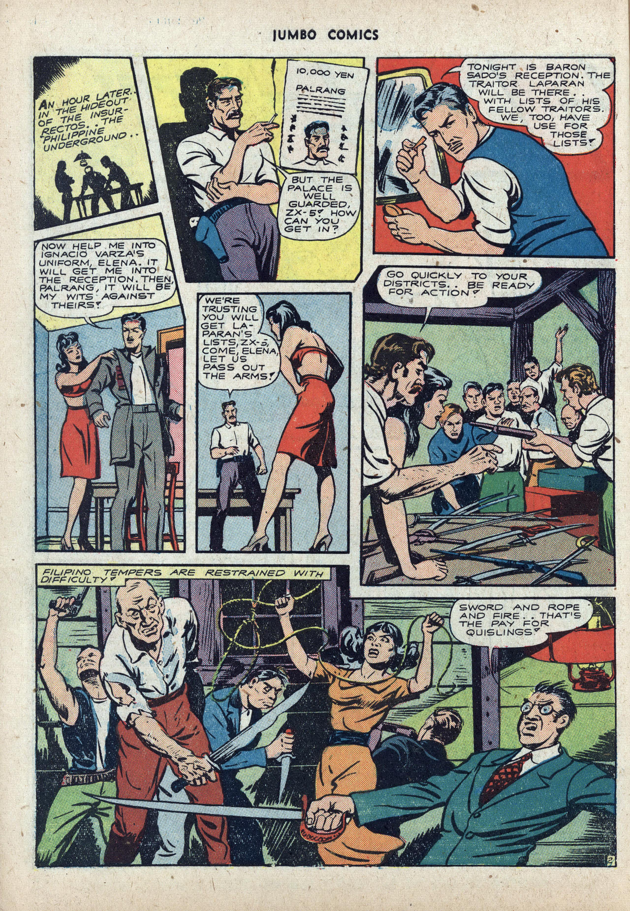 Read online Jumbo Comics comic -  Issue #60 - 16
