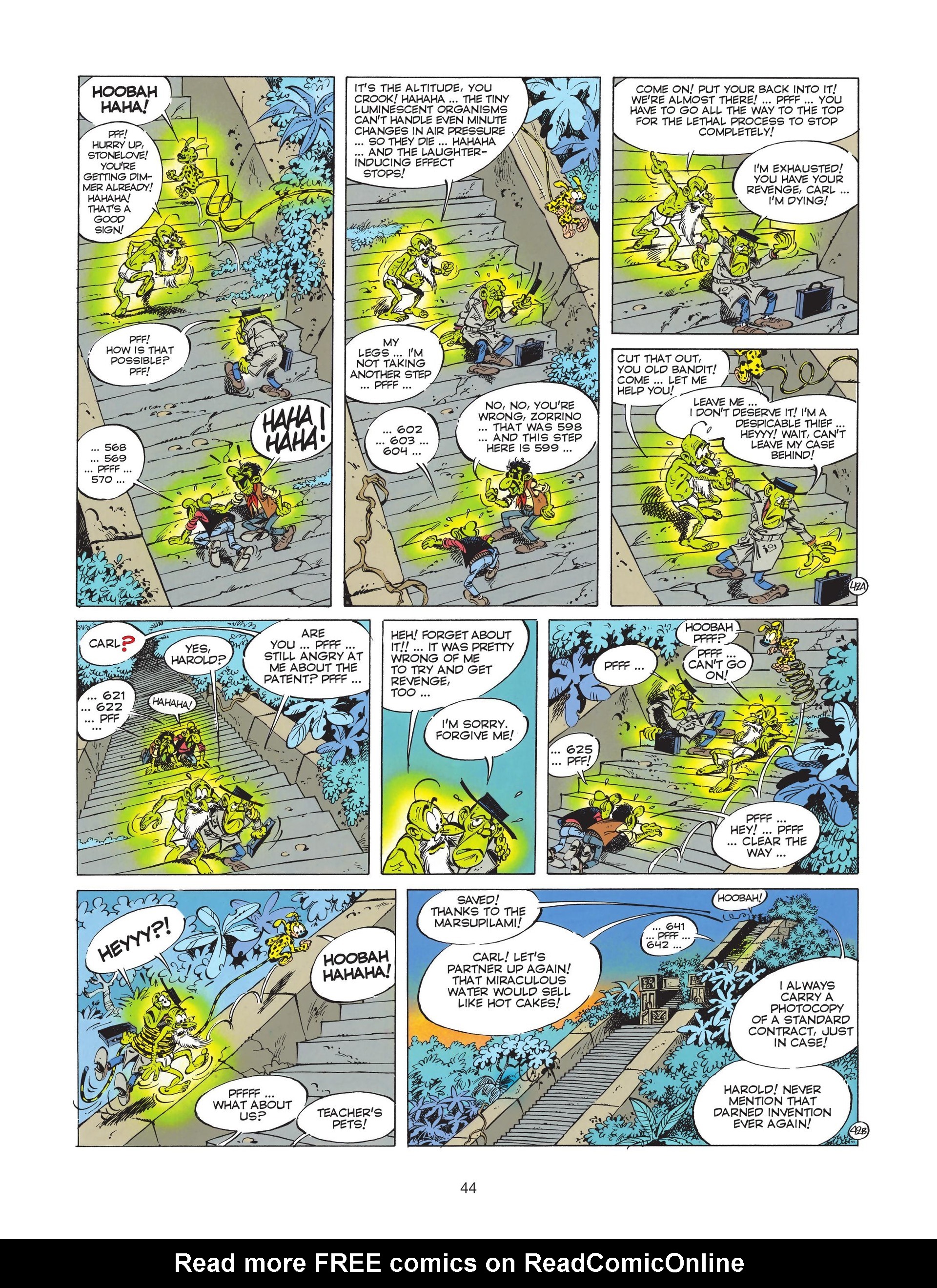 Read online Marsupilami comic -  Issue #8 - 46
