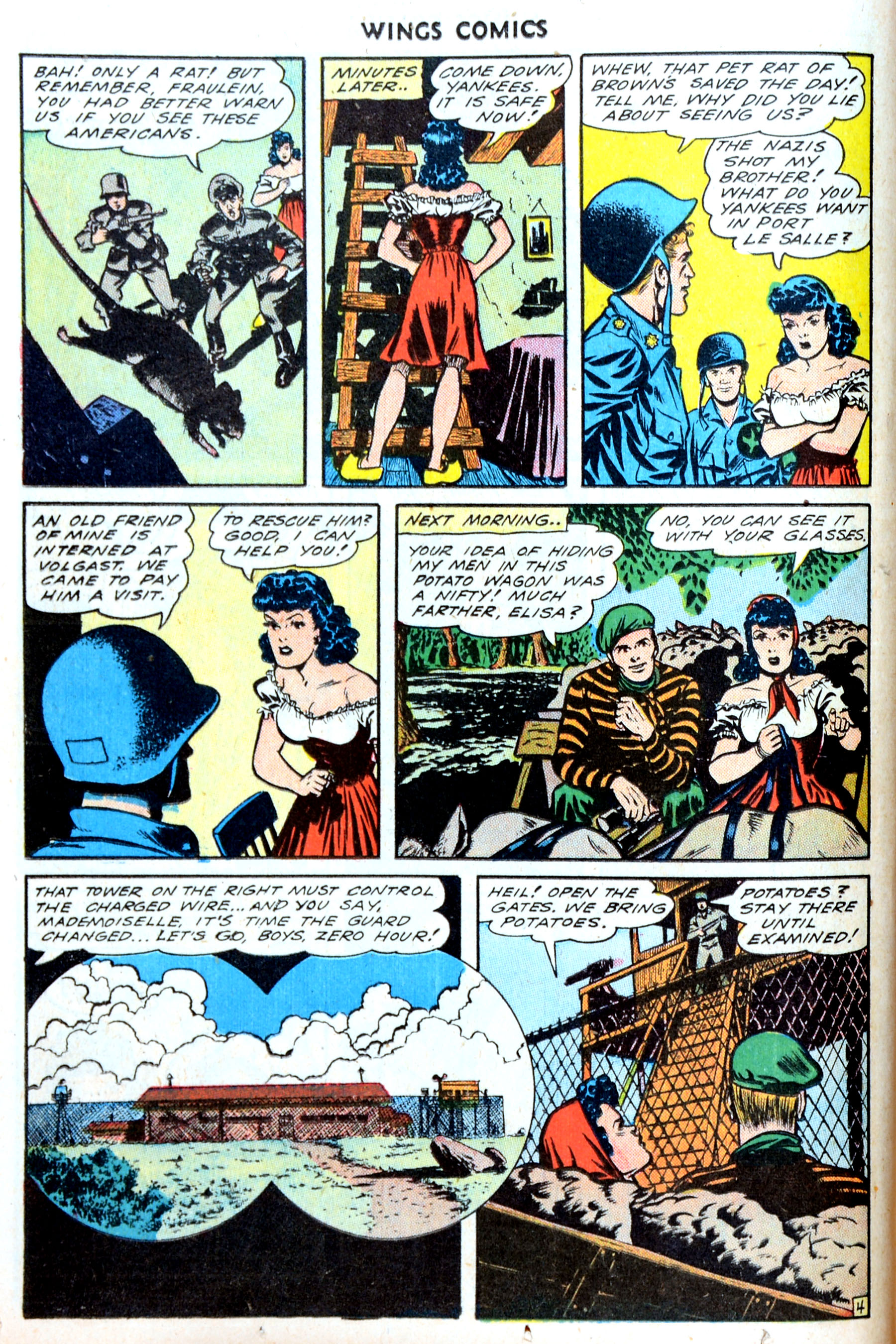 Read online Wings Comics comic -  Issue #47 - 24