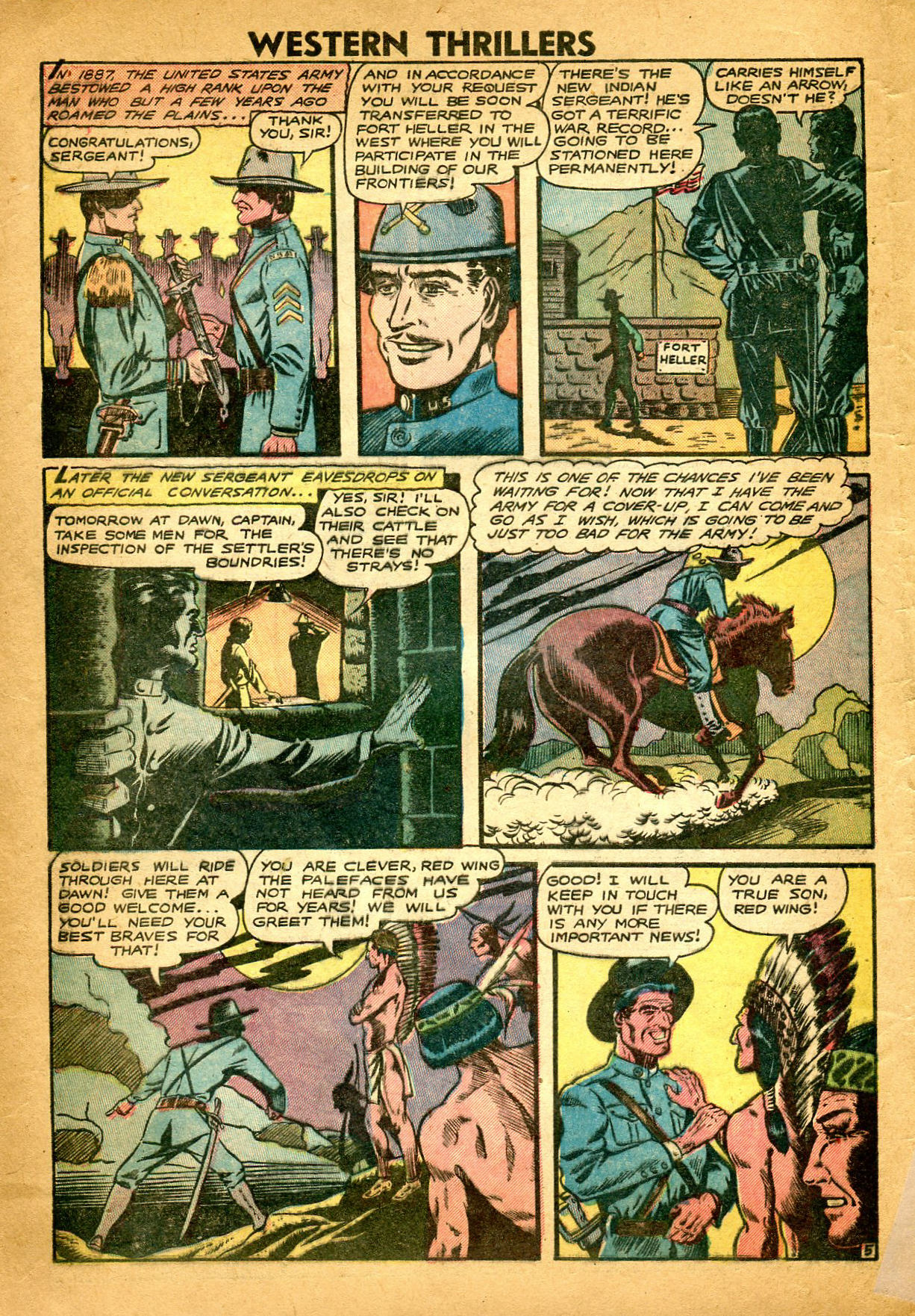 Read online Western Thrillers (1948) comic -  Issue #5 - 6