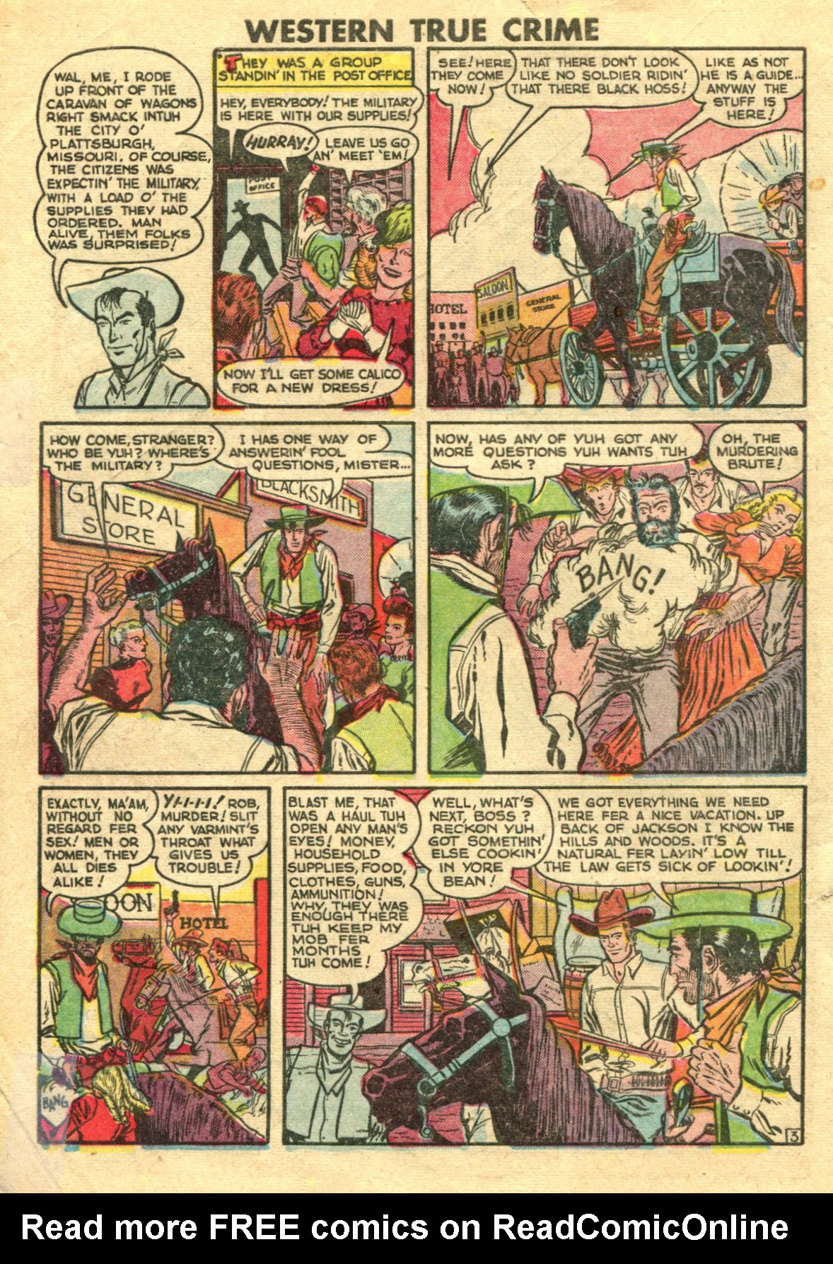 Read online Western True Crime comic -  Issue #4 - 4