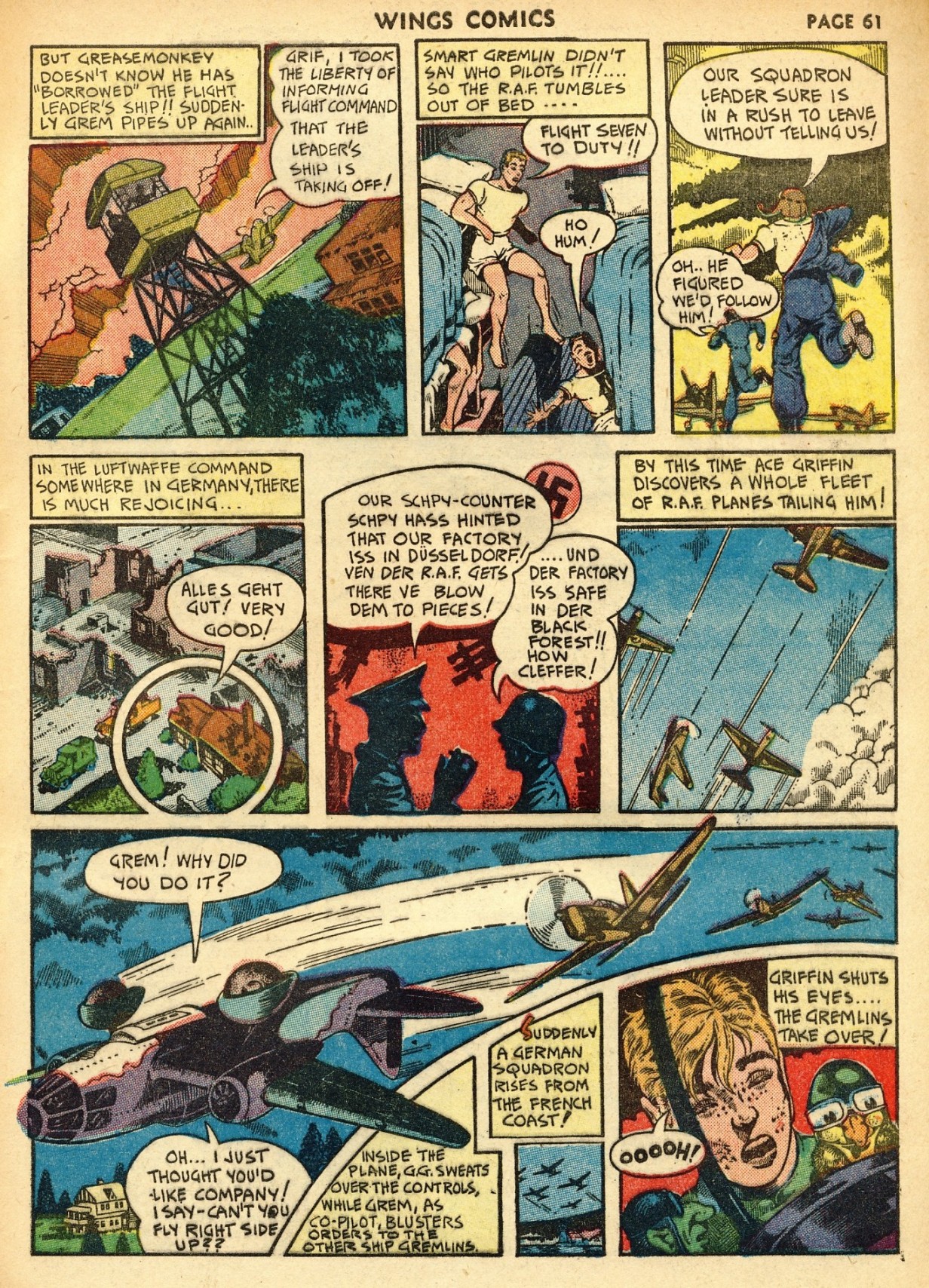 Read online Wings Comics comic -  Issue #32 - 63